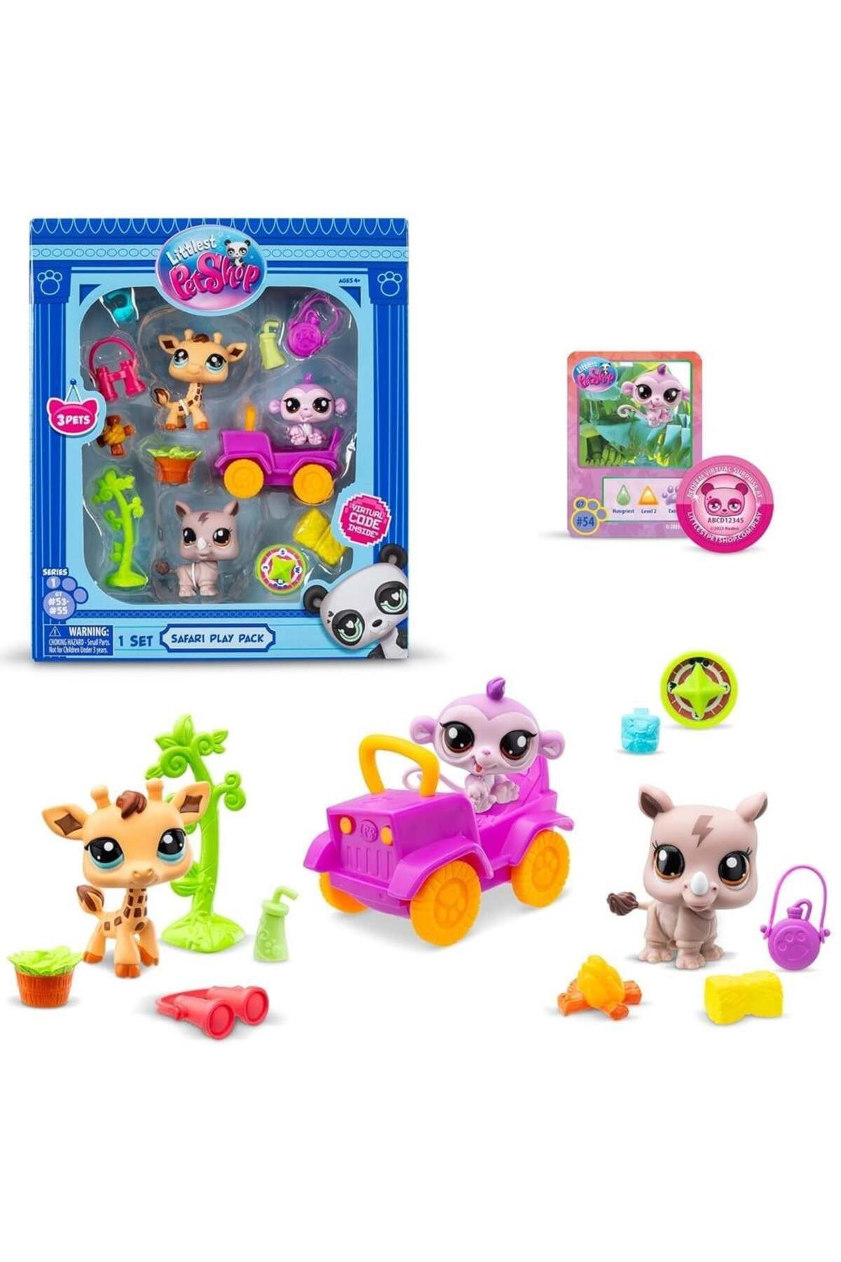 FELİTE Littlest Pet Shop Figür Set Minişler Safari Temalı 00005967