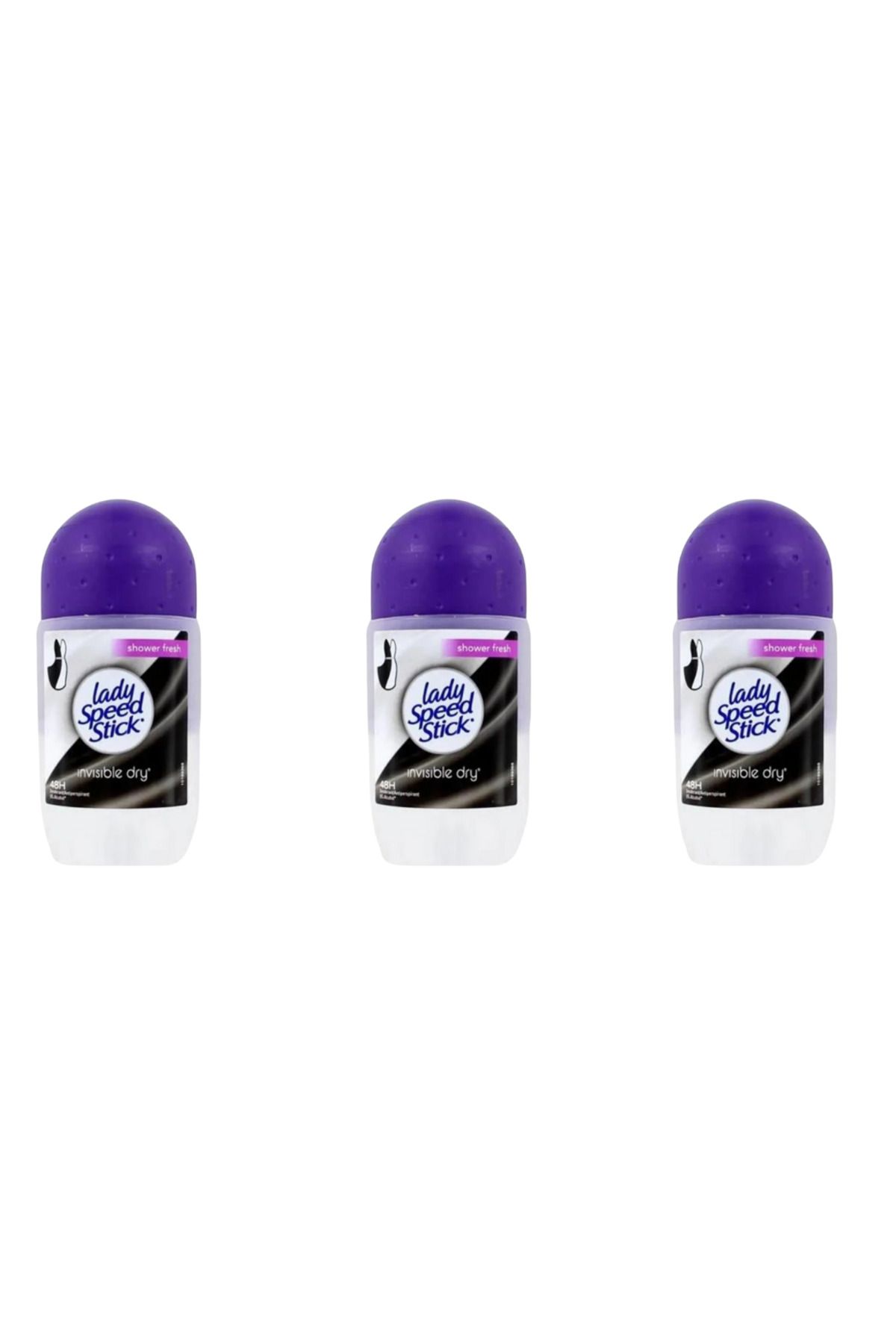Lady Speed Stick ROLL ON SHOWER FRESH 50ML*3