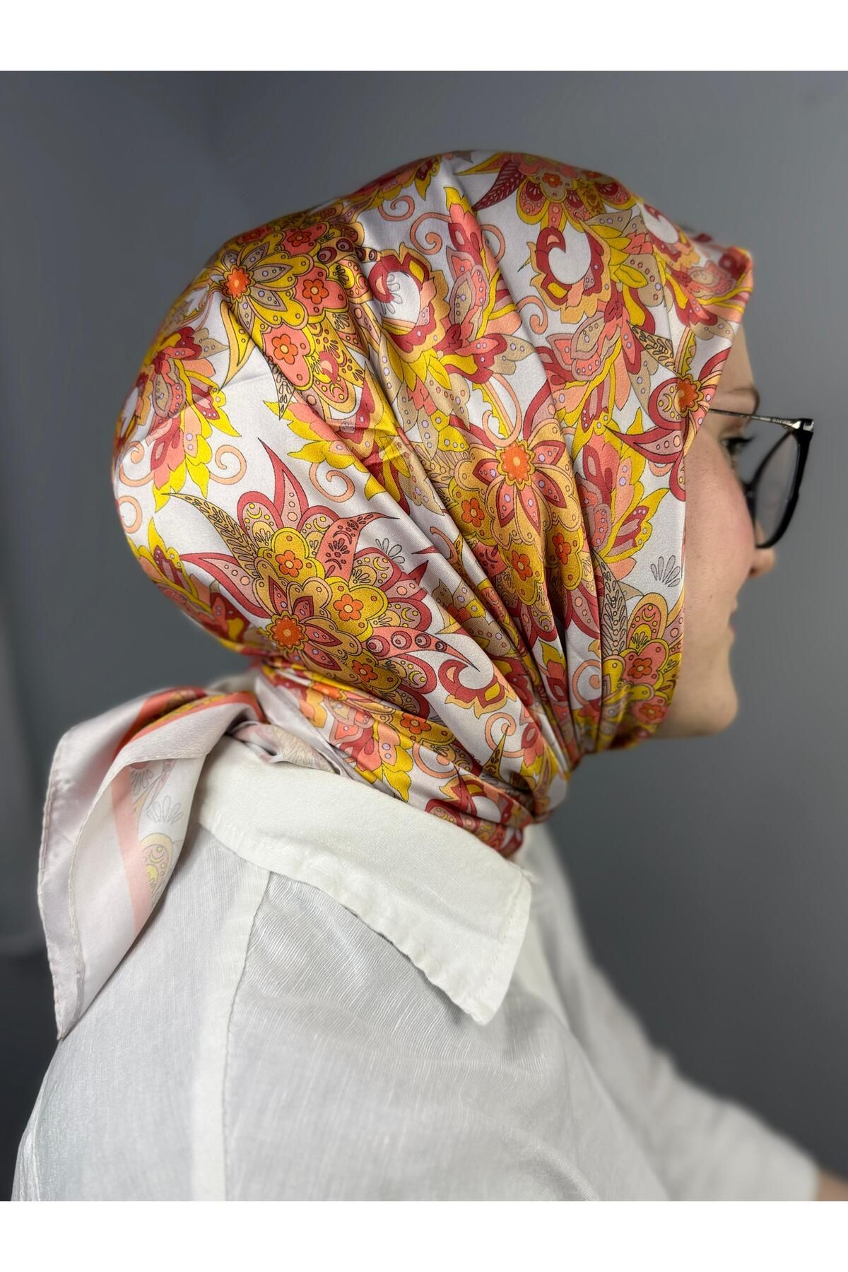 Twentytwo scarf Eşarp|Etnik Desenli Eşarp|Desenli Eşarp