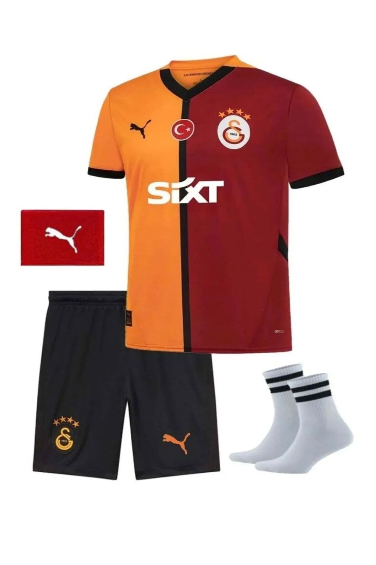candy cup GÂLÂTÂSÂRÂY-İSİMSİZ NEW SEZON 25/26 PARÇALI ÇOÇUK ÇORAP BİLEKLİK HDYE FUTBOL FORMASI VS SPOR ATLET