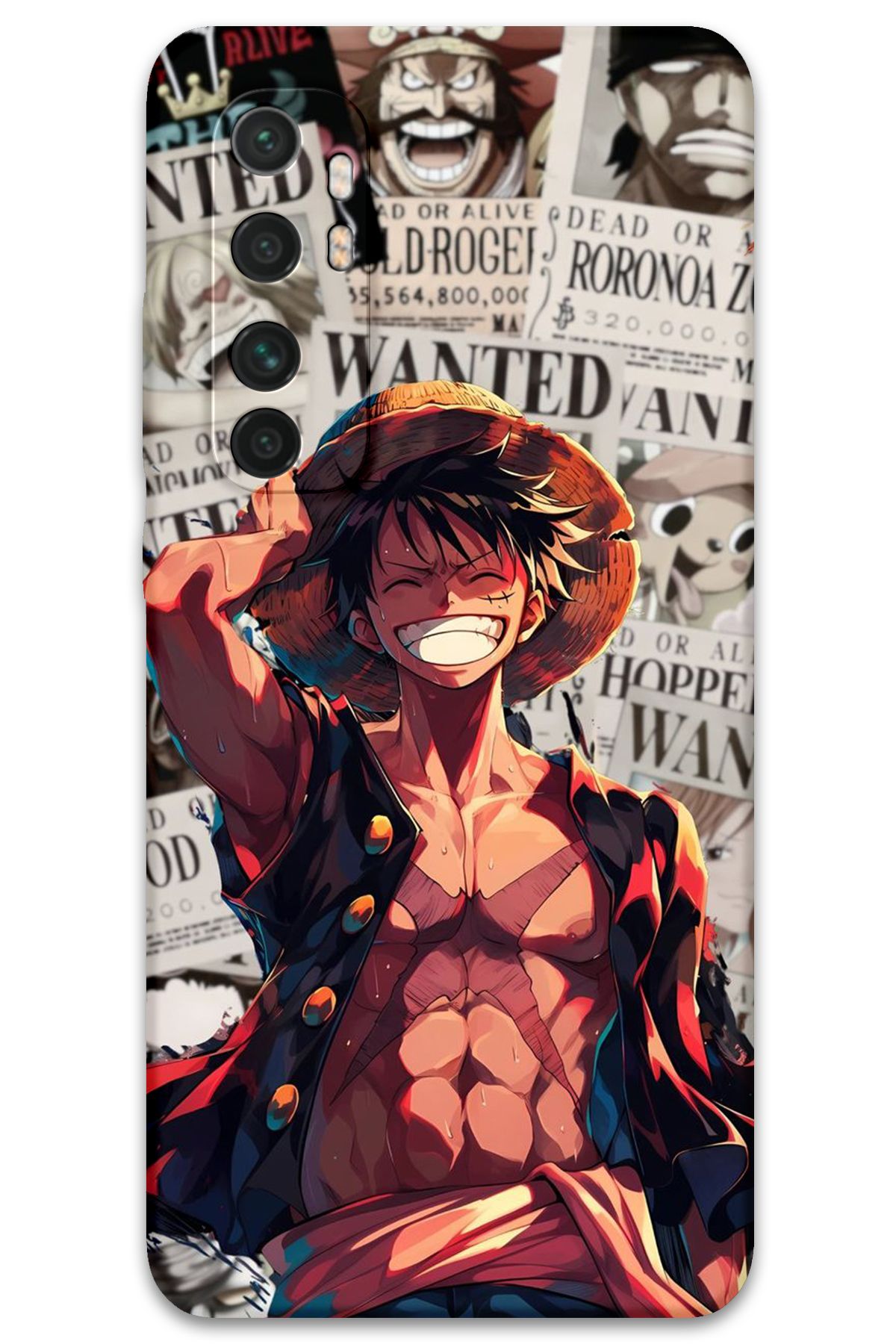 Gramaphone Xiaomi Mi Note 10 Lite Uyumlu Anime Desenli Telefon Kılıfı + Ekran Koruyucu - 5754