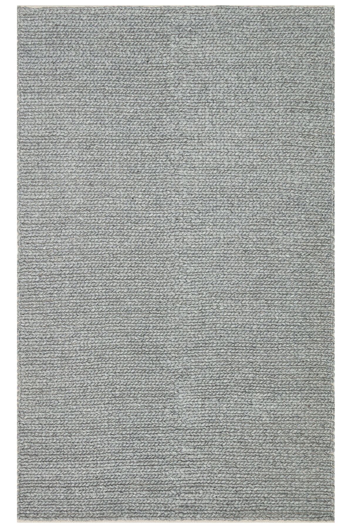Eko Halı MAYER HALI JADE GREY Naturel Kazak Örgü Desenli El Dokuma Örgü Halı