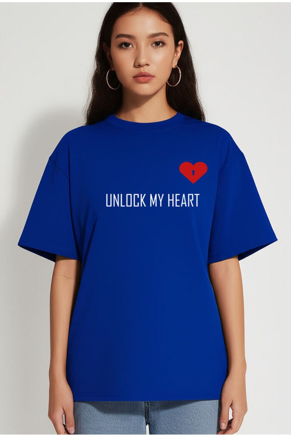 NEVERMIND Unisex Kadın Erkek The Key To Çift Sevgili T-shirt 2'li Set Takım