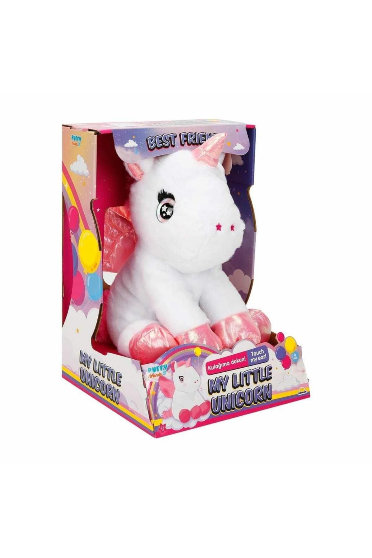 DENİZBİLİŞİM 3378 My Little Unicorn Işıklı Peluş -Sunman