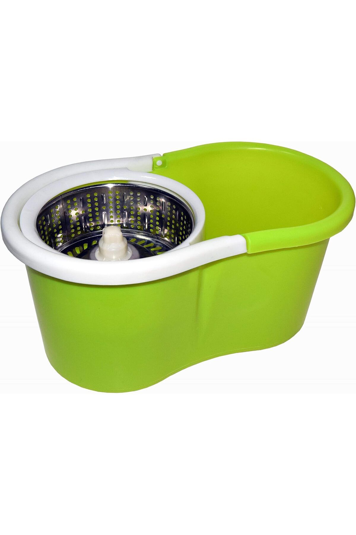 BUNCA-Easy Wring and Clean Spin Mop and Bucket Set, Floor Mop with Spin Wringer and Microfiber Mop Head 2