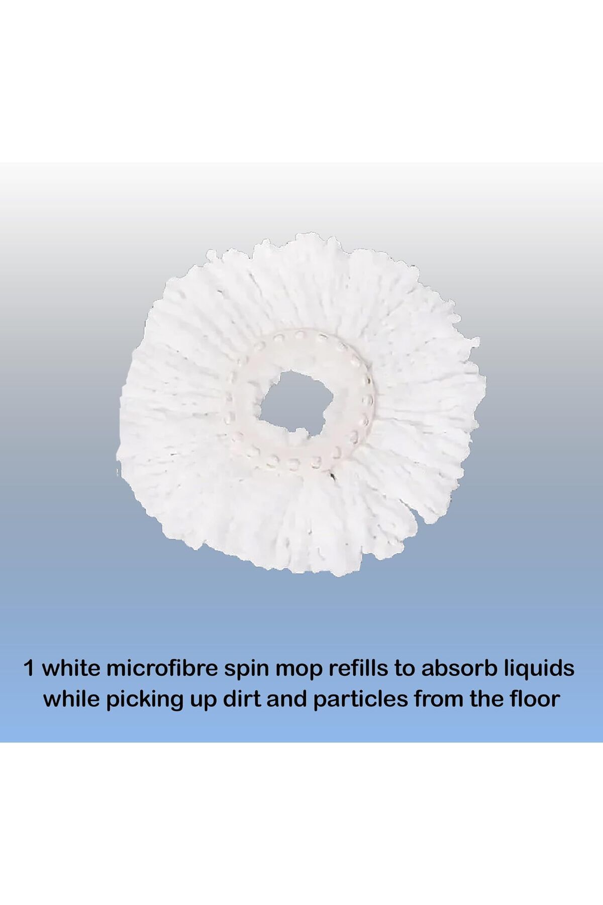 BUNCA-Easy Wring and Clean Spin Mop and Bucket Set, Floor Mop with Spin Wringer and Microfiber Mop Head 8