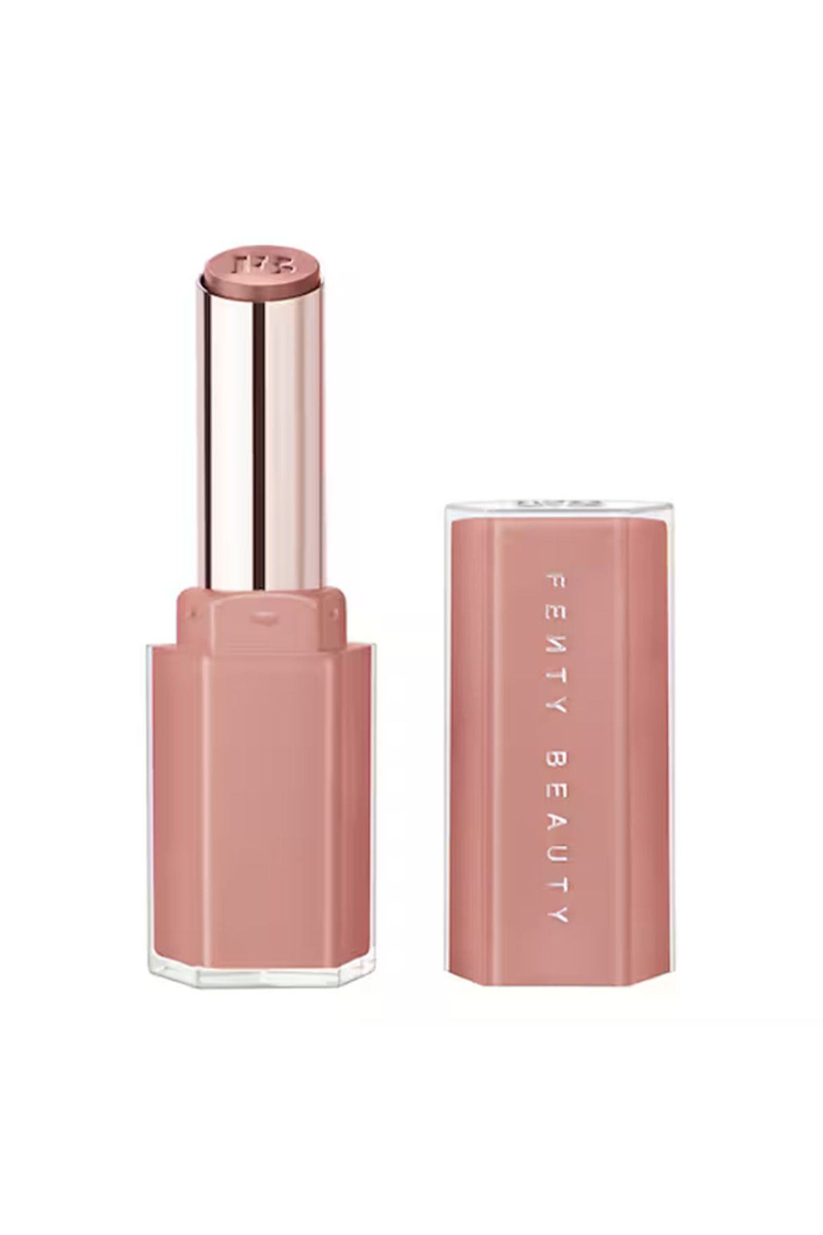 FENTY BEAUTY Yoğun Parlaklık Veren Dudakları Besleyen ve Dolgunlaştıran Nemlendirici Ruj - 01 Blaz'd Donut 3,6 g