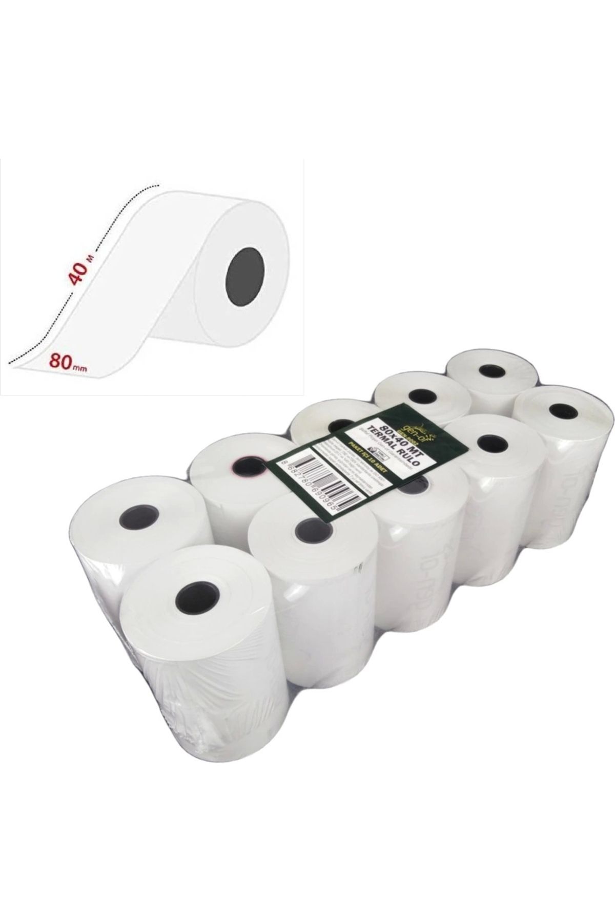 OEM Gen-Of Termal Pos Rulosu 80x40 mt 10'lu