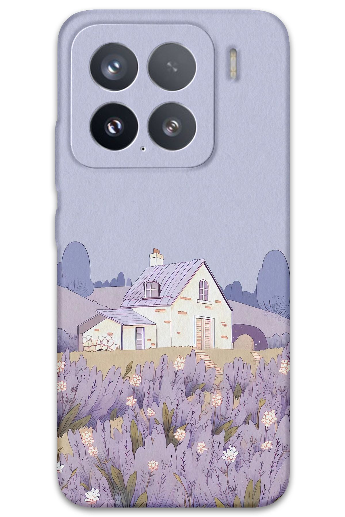 Gramaphone Xiaomi Mi 15 Pro Uyumlu Çiçek Desenli Telefon Kılıfı + Ekran Koruyucu - 5800