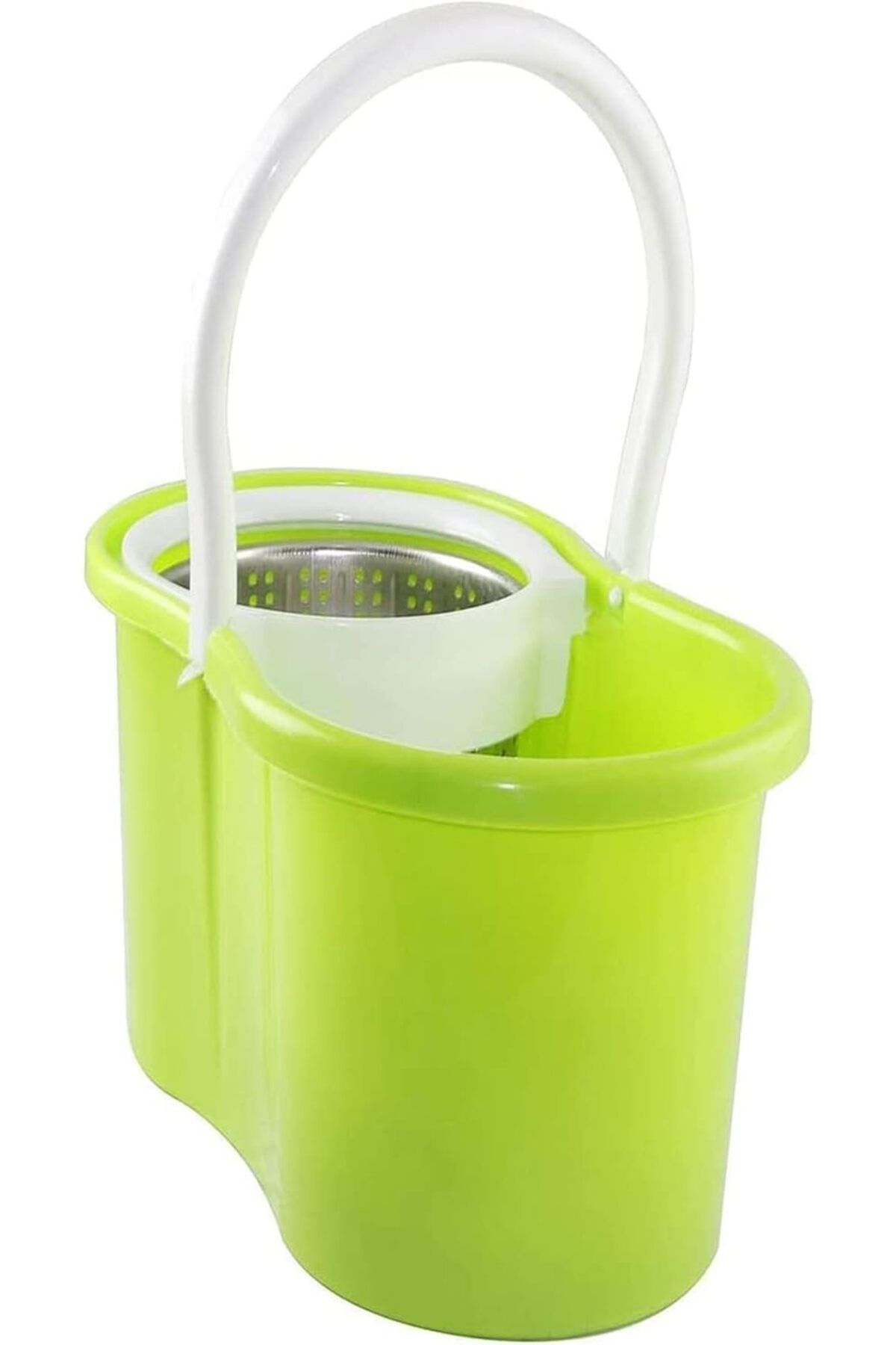 BUNCA-Easy Wring and Clean Spin Mop and Bucket Set, Floor Mop with Spin Wringer and Microfiber Mop Head 6