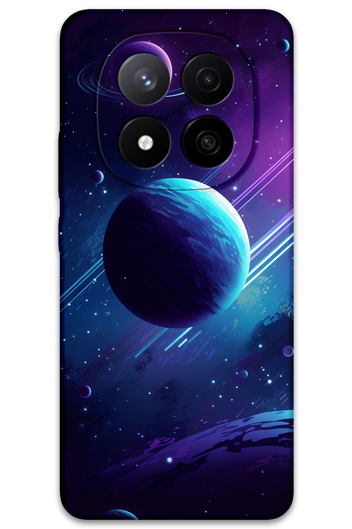Gramaphone Xiaomi Redmi Note 14 Pro 4G Uyumlu Uzay Desenli Telefon Kılıfı + Ekran Koruyucu - 5866