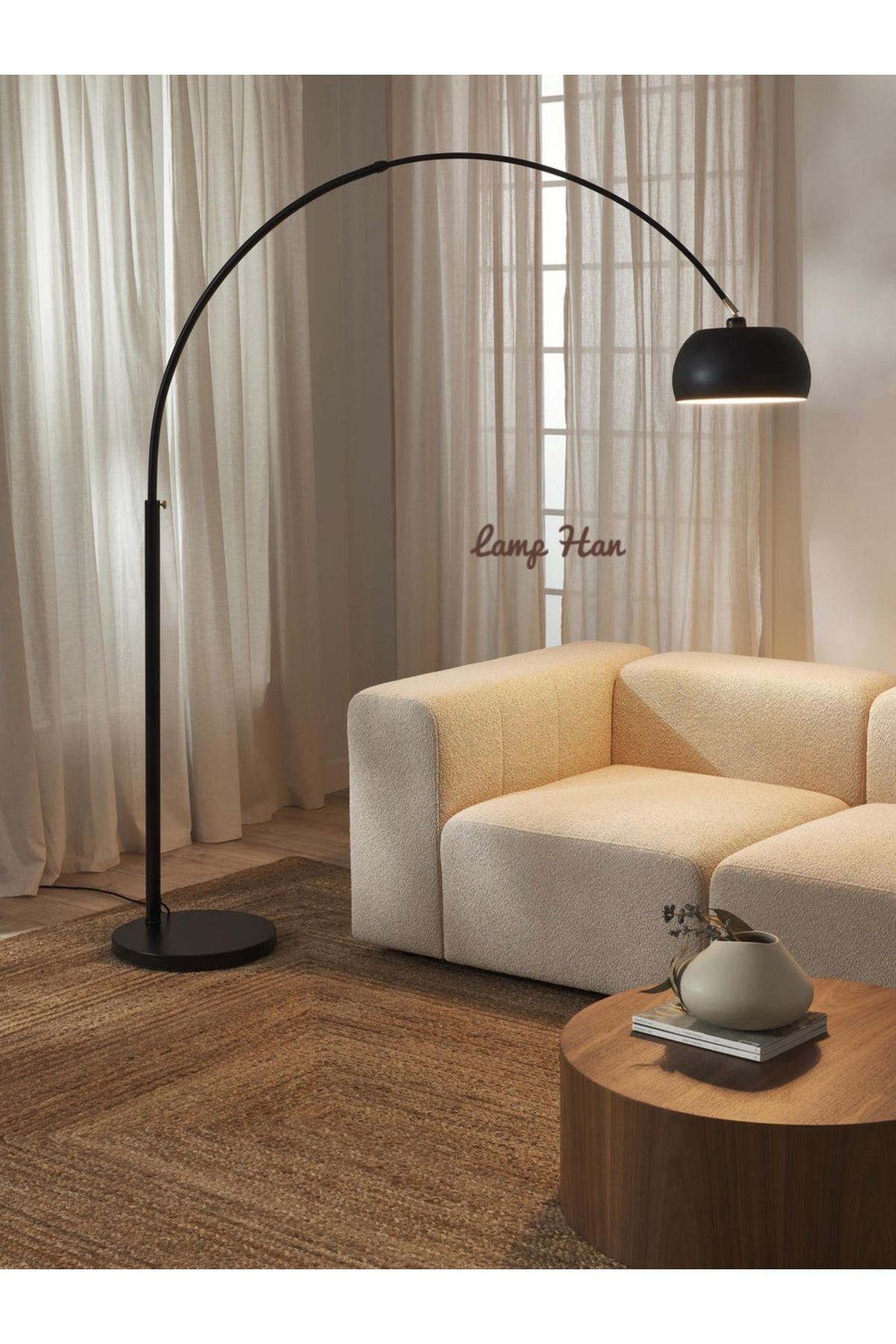 Lamp Han Orta Çağ Deve Boynu Olta Lambader(Satıcı Kısmının LAMP HAN Olmasına Dikkat Ediniz.)