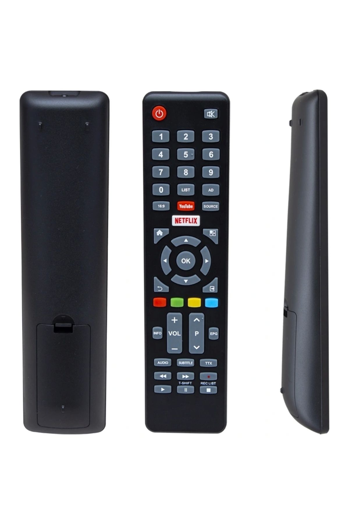 ALFA AKSESUAR 03 Botech Netflıx-youtube Tuşlu Lcd-led Tv Kumanda (7601-32y022-0044beh1-ydx07601ra0-19a1100073)