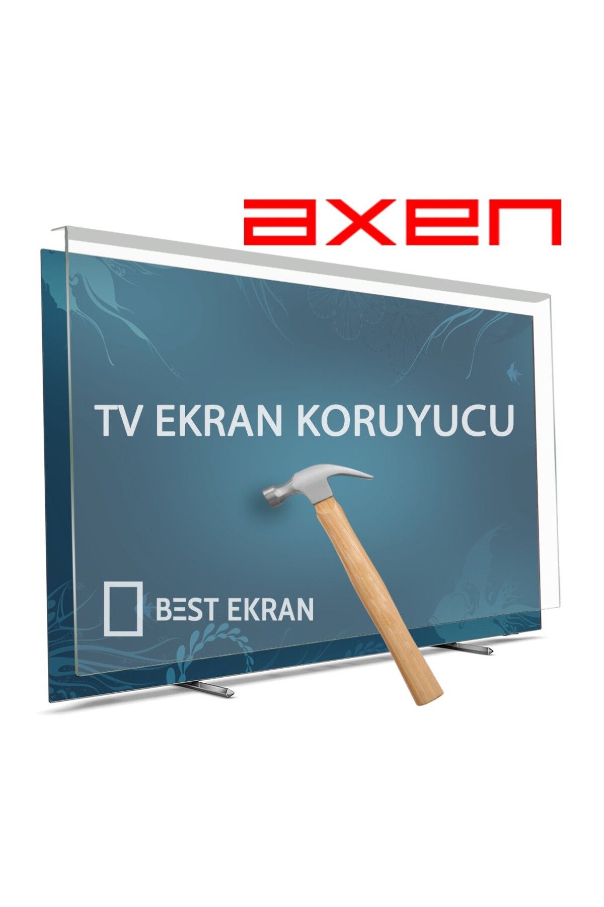 Axen 43" inç Tv Ekran Koruyucu | LED OLED QLED webos Frameless Android 4K-8K