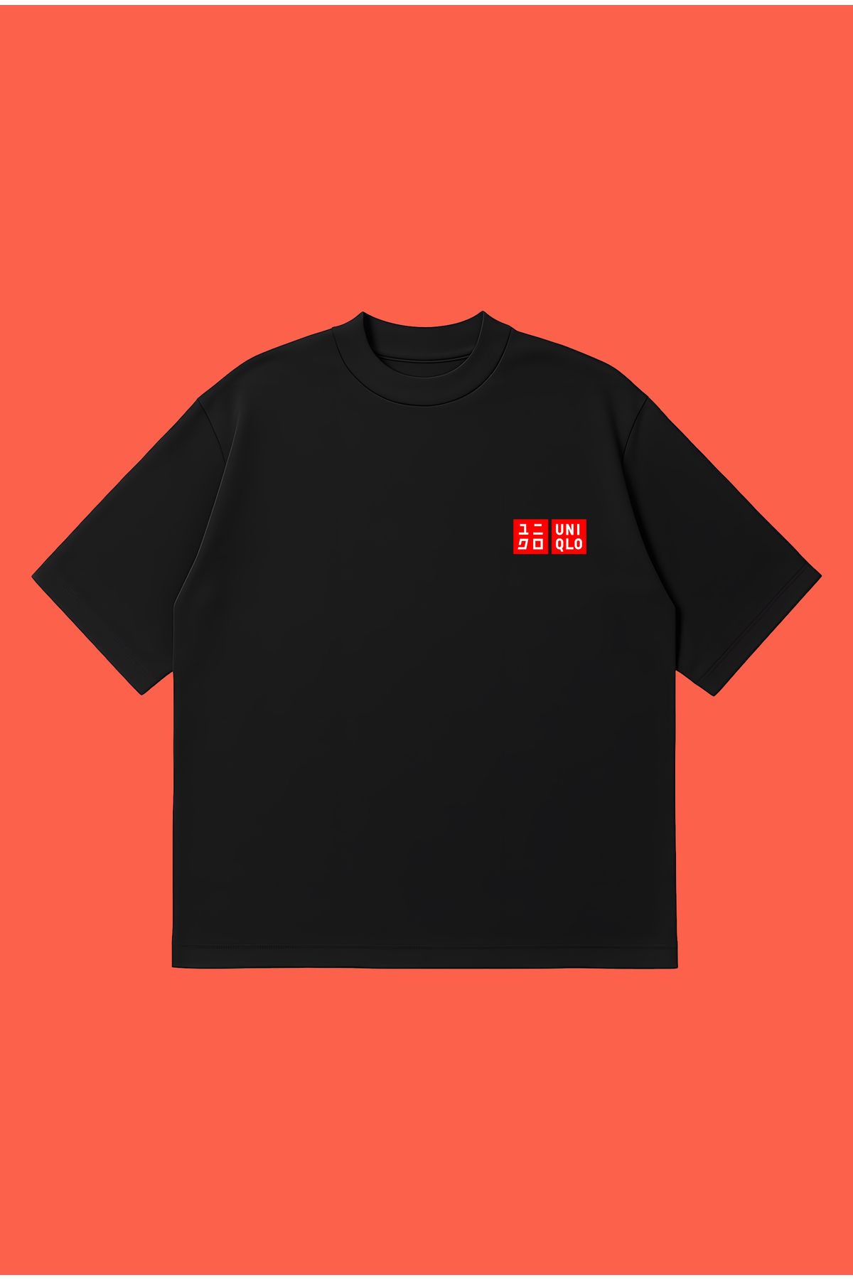 PURE POWER Uniqlo Basic Boxy Fit Oversize Unisex Tshirt – Baskılı Tişört | Streetwear