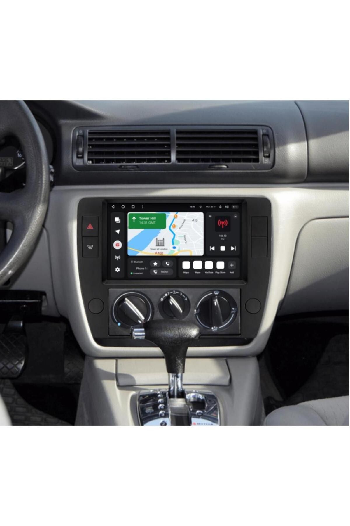 smartgo Volkswagen Passat B5-B5.5 Android GPS Carplay 6+64 GB Kamera + Çerçeve Seti (1996-2005)