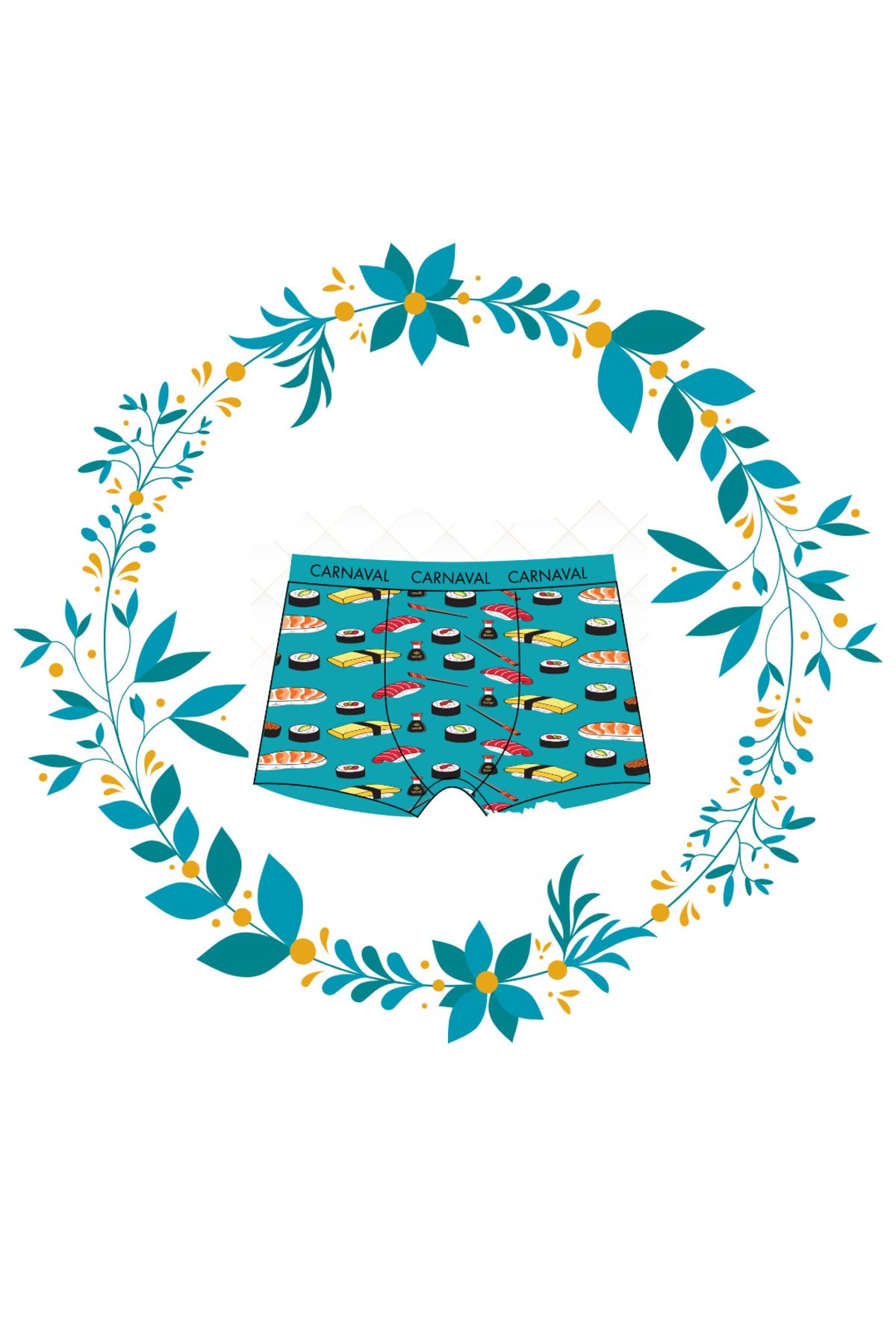 Carnaval SUSHI ERKEK BOXER