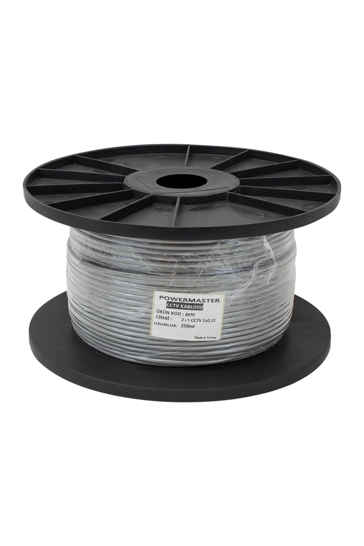 ALFA AKSESUAR 03 Kamera Kablosu Cctv Cca 2+1 X 0.22 250 Metre