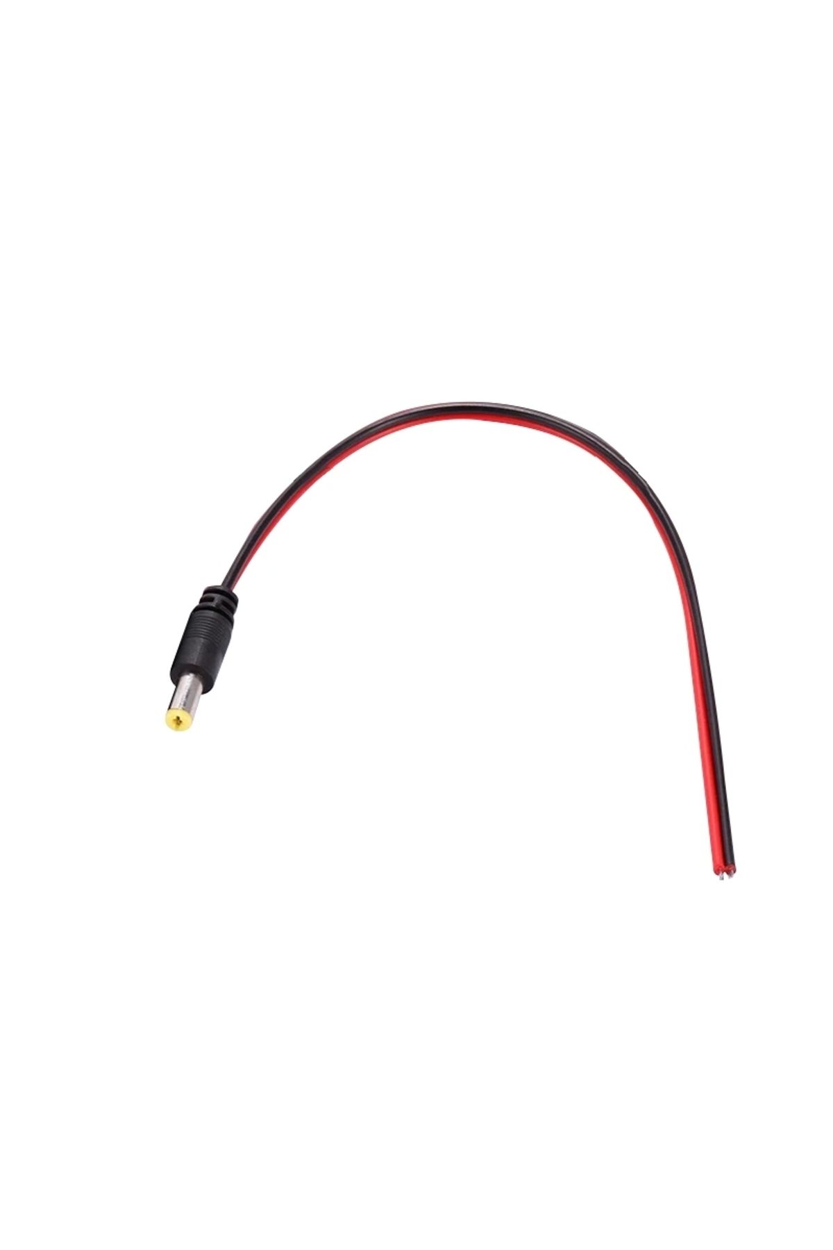 ALFA AKSESUAR 03 Tk 34 Fiş Kablolu Tek Uçlu Kamera İçin 20 Cm Dc Power Jack Kablolu