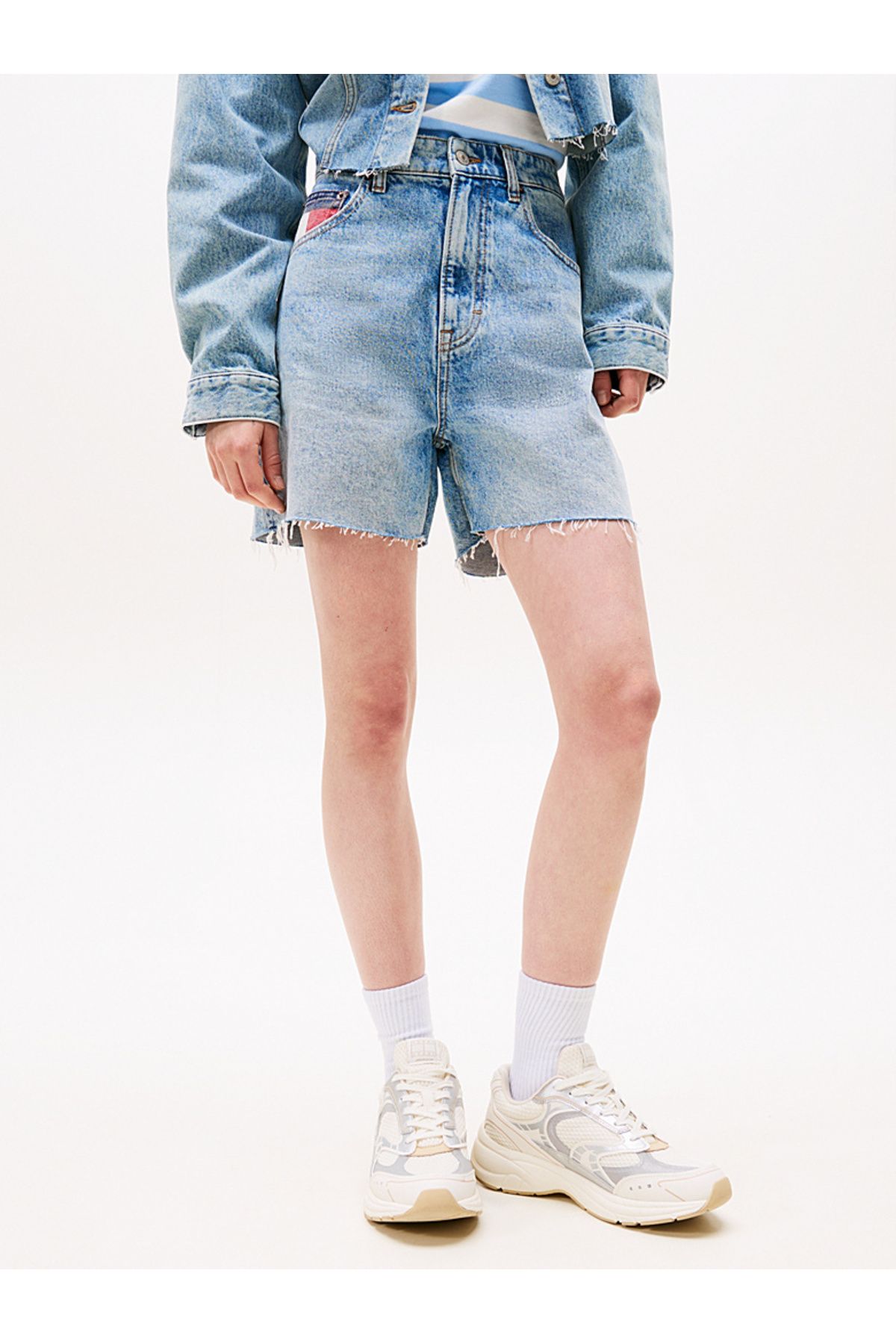 Tommy Hilfiger Mom Fit Denim Shorts