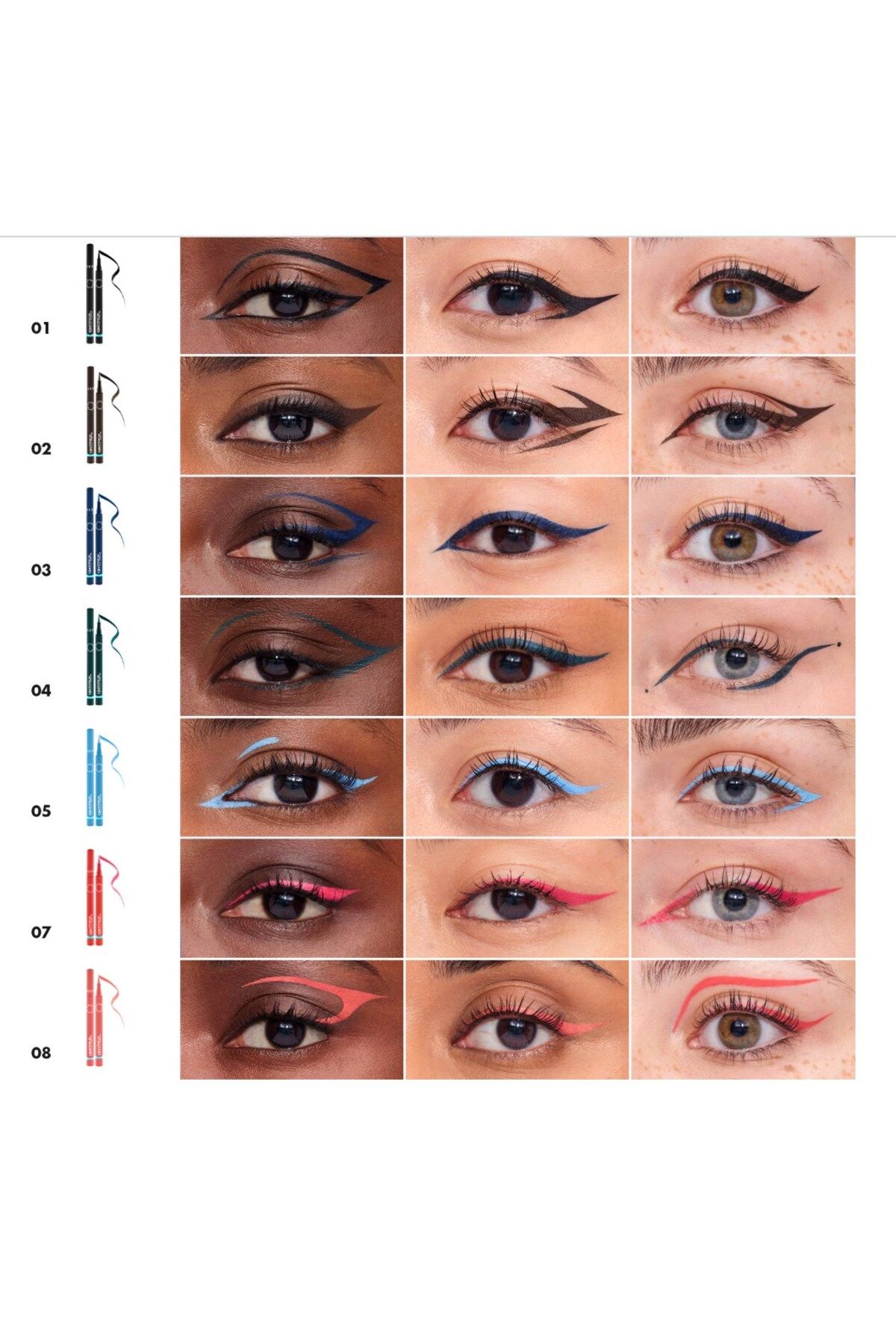 SEPHORA COLLECTION-12H Intense Ink Felt Liner Classic Line - Intense and Precise Felt Tip Eyeliner 08 2
