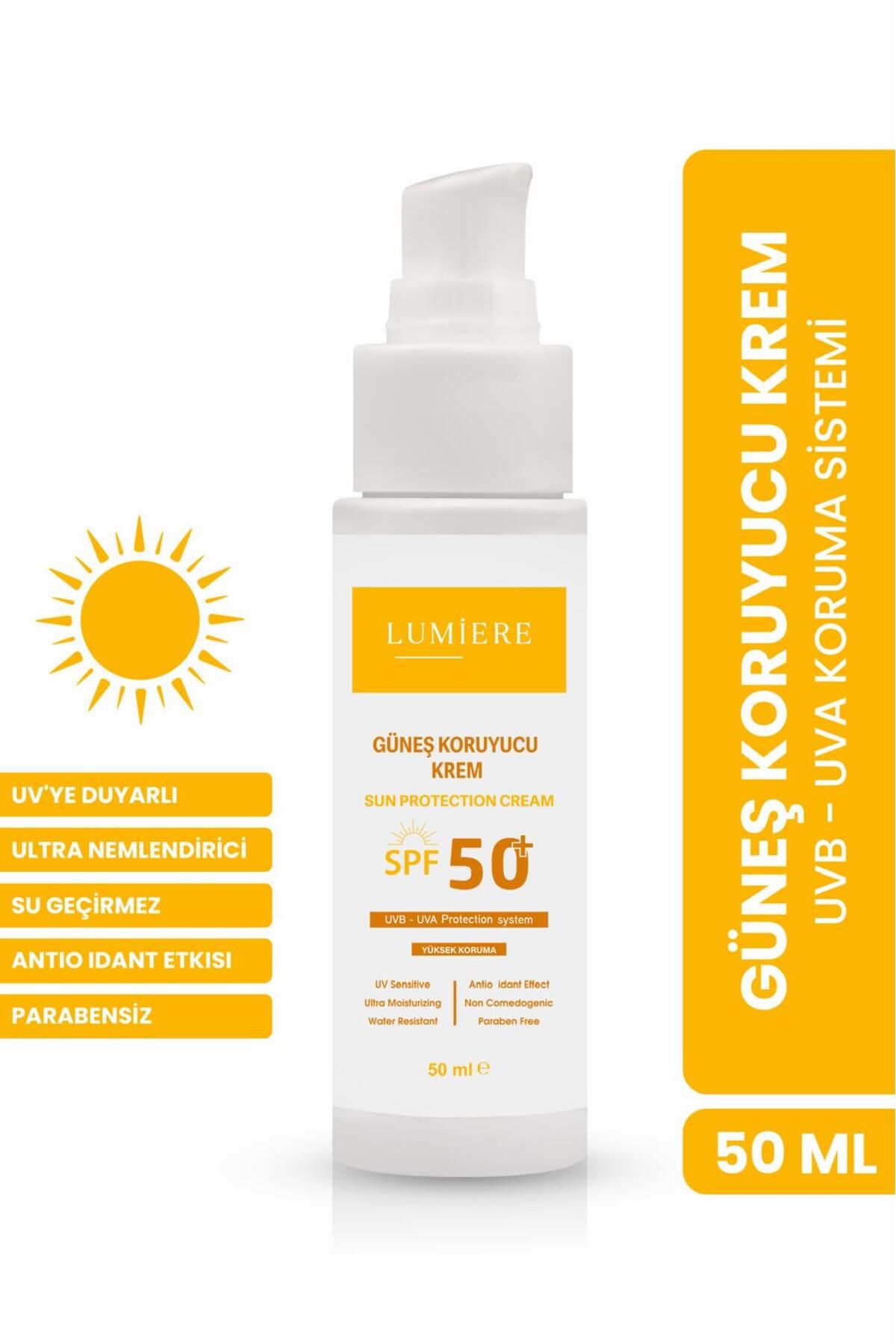 LumiereCare Vitamin E&C , 50 Spf+ Güneş Koruyucu Krem
