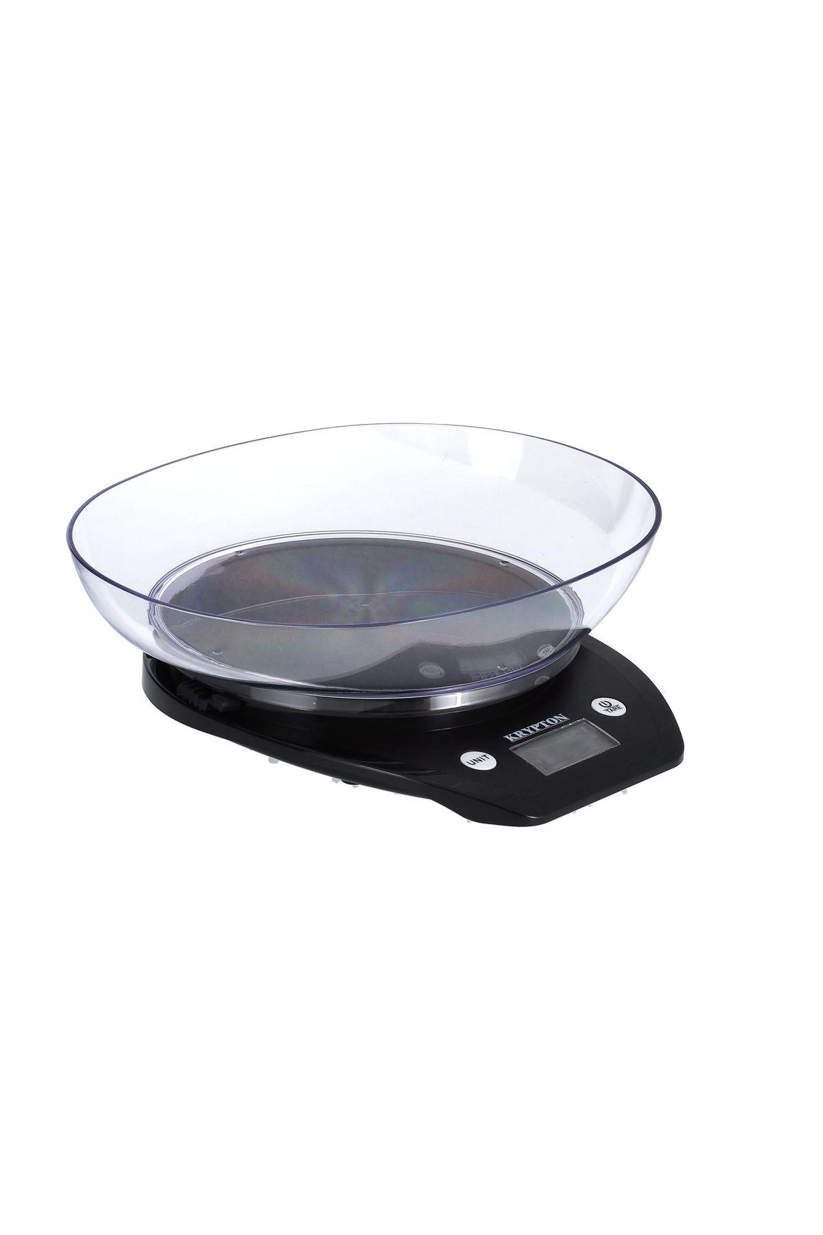 KRYPTON-Food Scale with Plastic Bowl – 5kg, LCD Display, Colorful, Auto Tare, Overload Alert 1