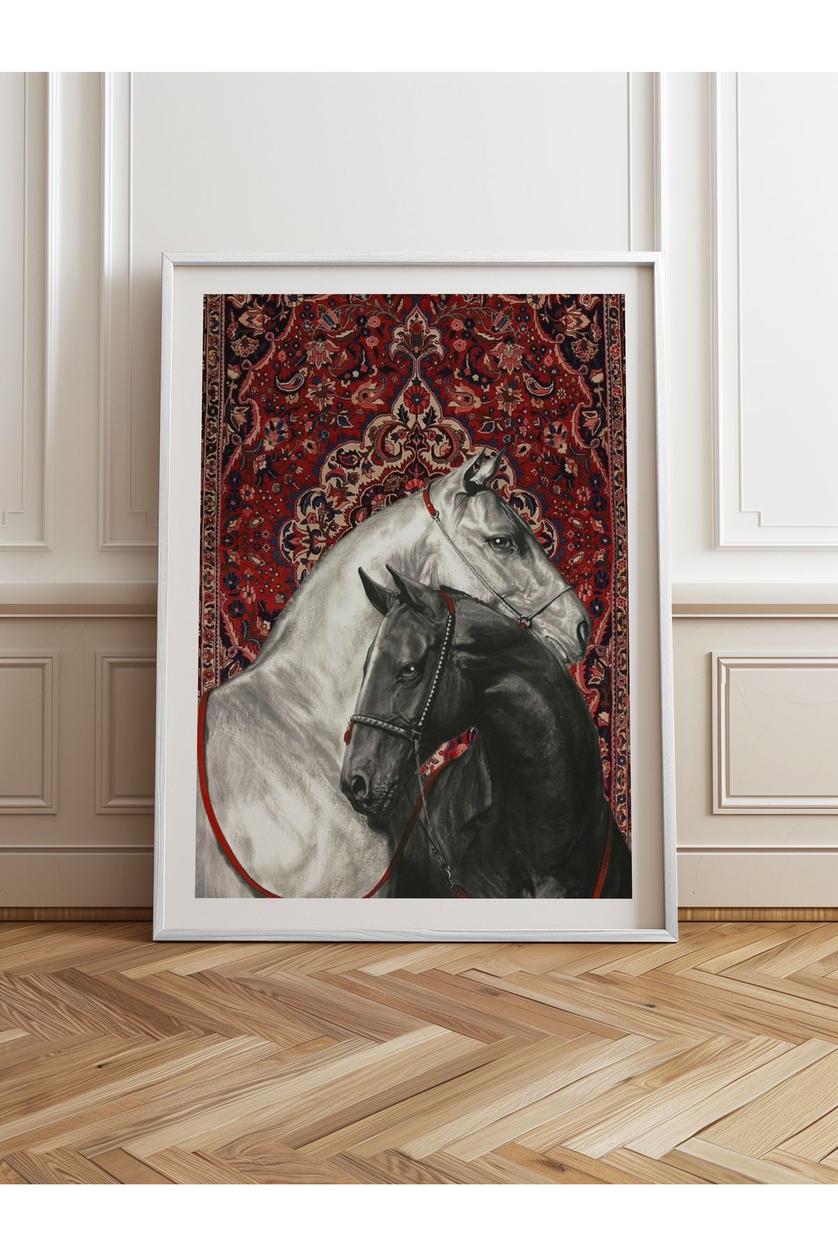 HOMEPACK Tekli Ahşap Çerçeveli Tablo Tek Parça Poster Tablo TK/789