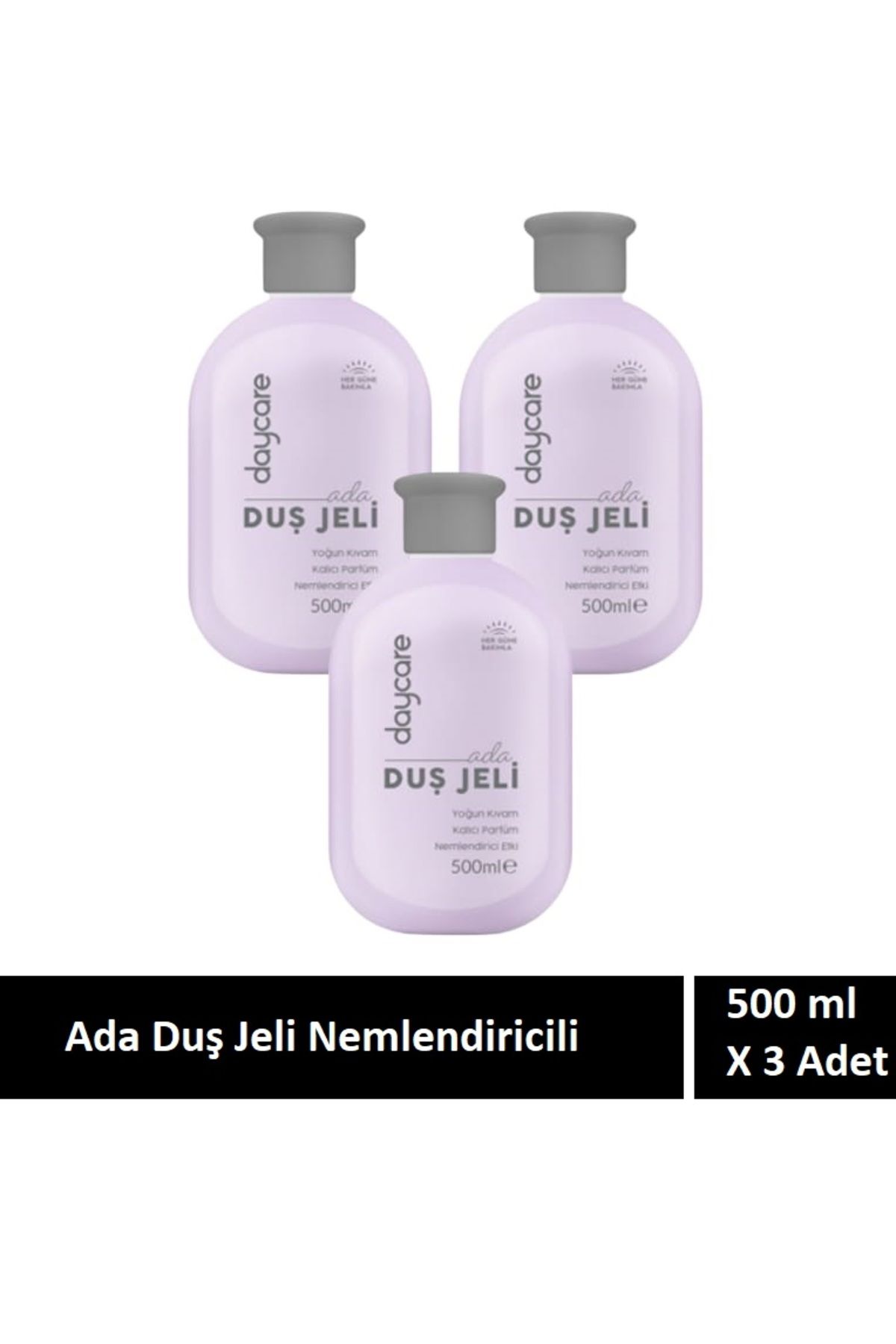 Daycare-Shower Gel Island with Moisturizing Effect Intensive Consistency 500 ml X 3 Pcs 1