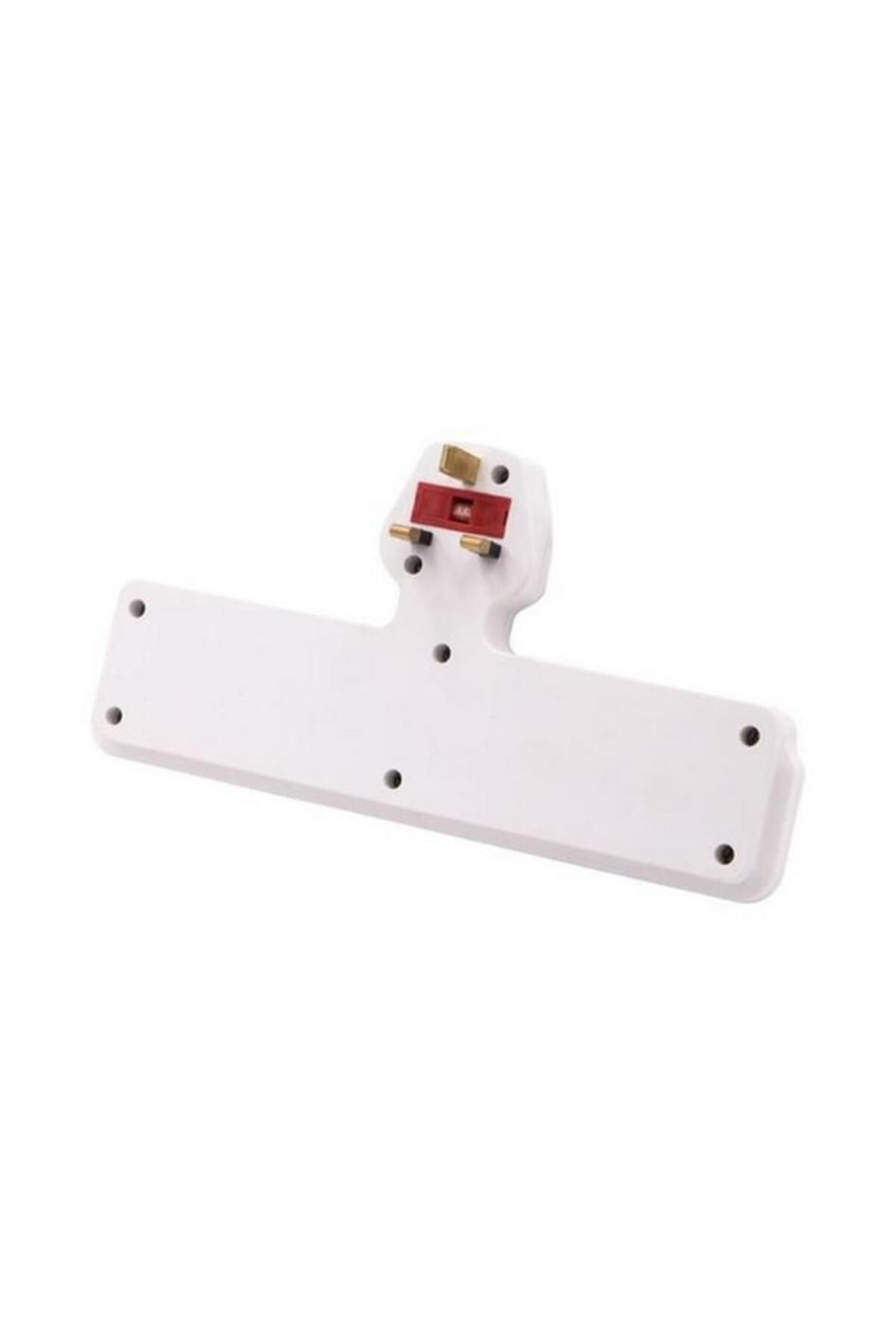 Generic-HOME BEST 3-Way Socket Power Adapter with 2-USB Port White AU213USB-C-W 5