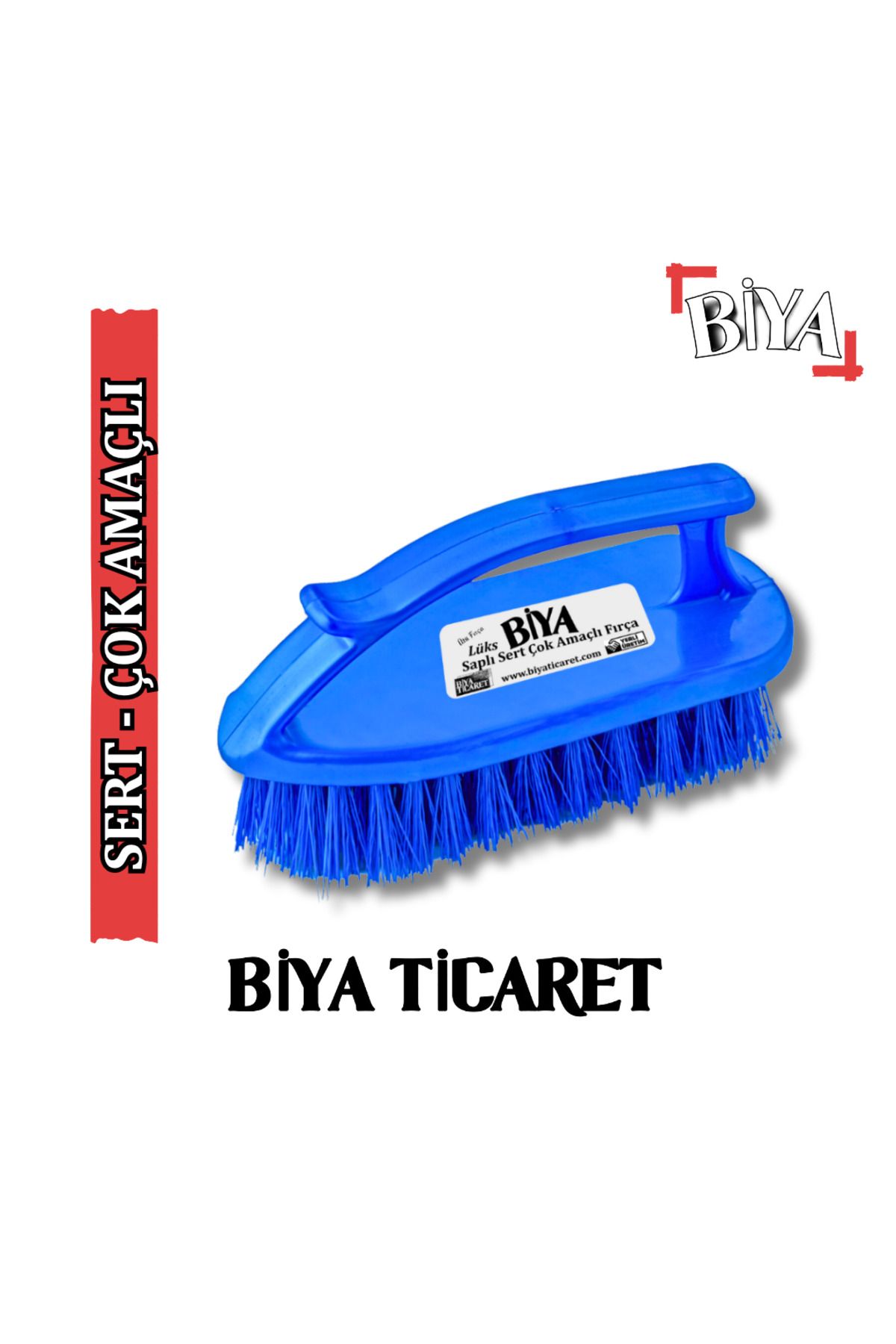 BİYA Lüks Sert Çok Amaçlı Fırça - Ütü Fırça Mavi