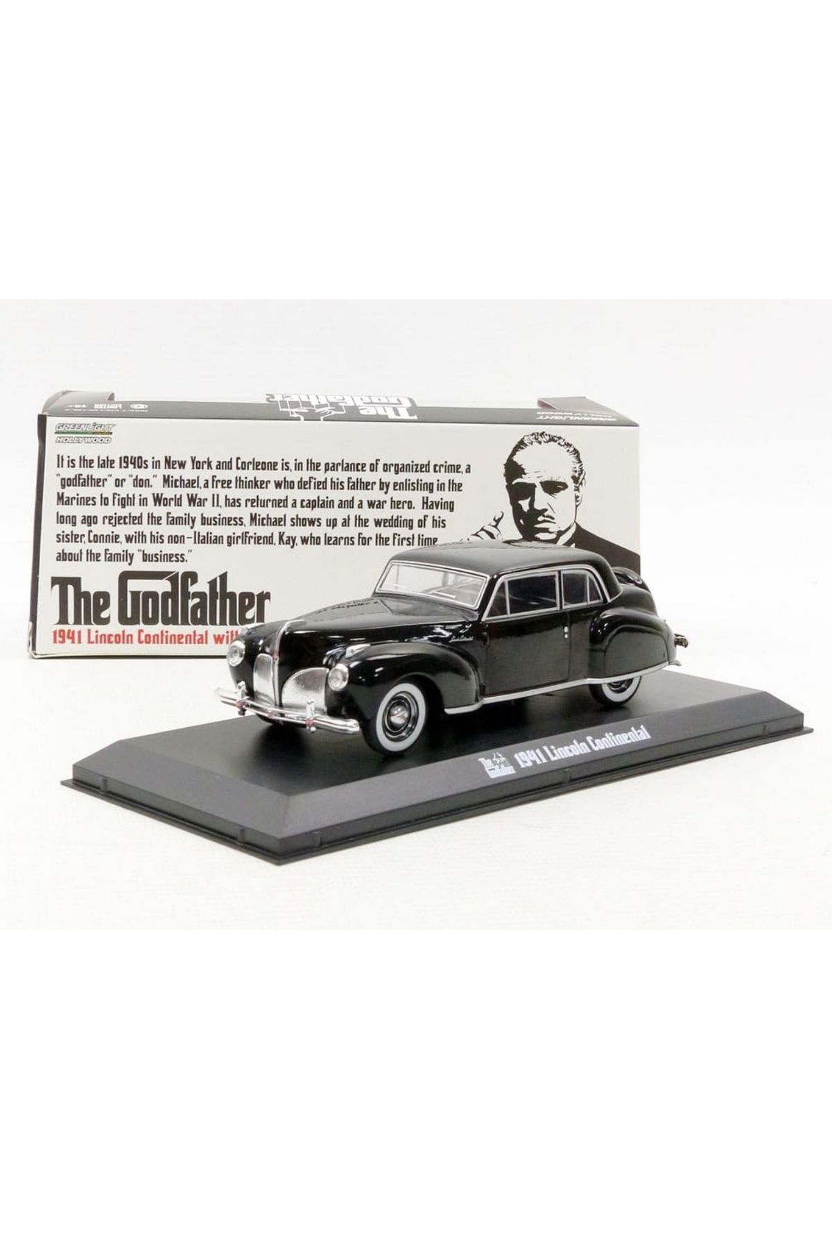 Greenlight 1:43 Lincoln Continental – The Godfather (Hollywood Film Serisi)Model Araba