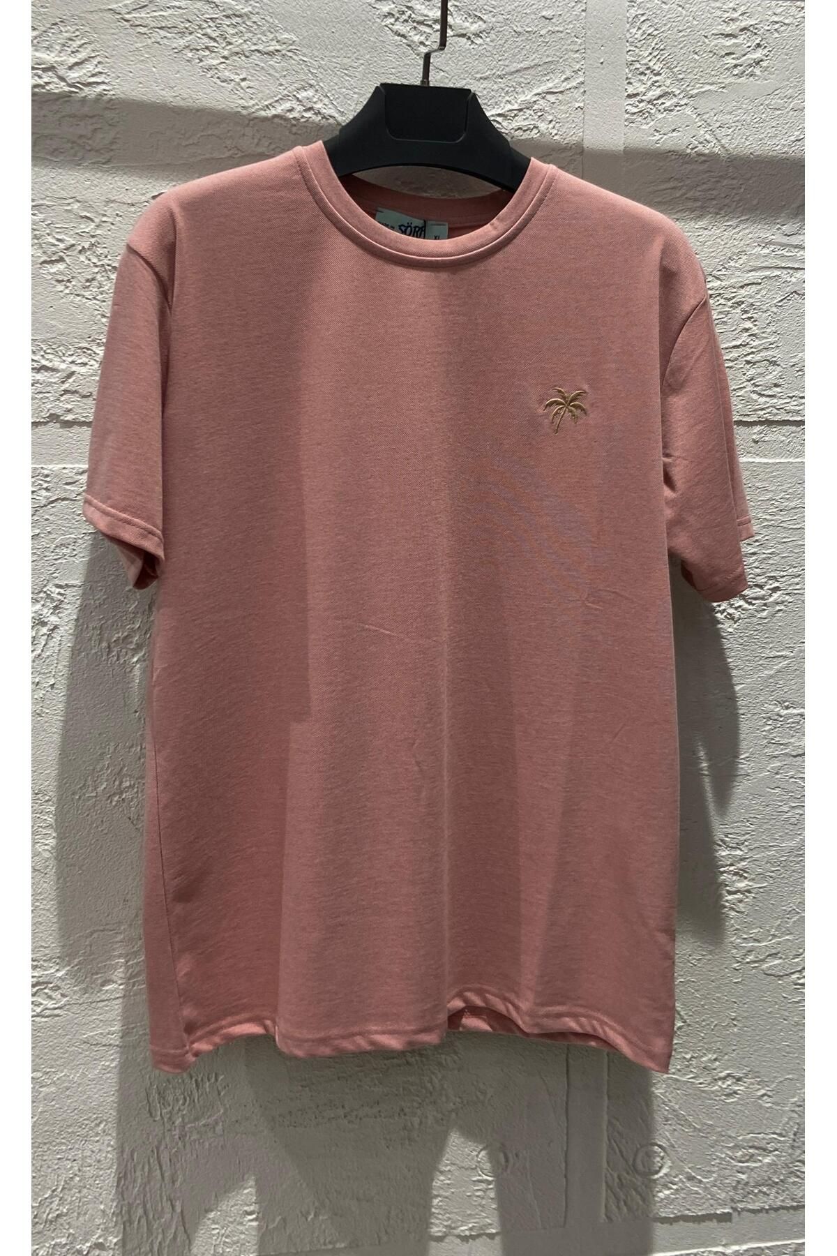 KAREA WEAR PALMİYE Nakışlı Oxford Tshirt
