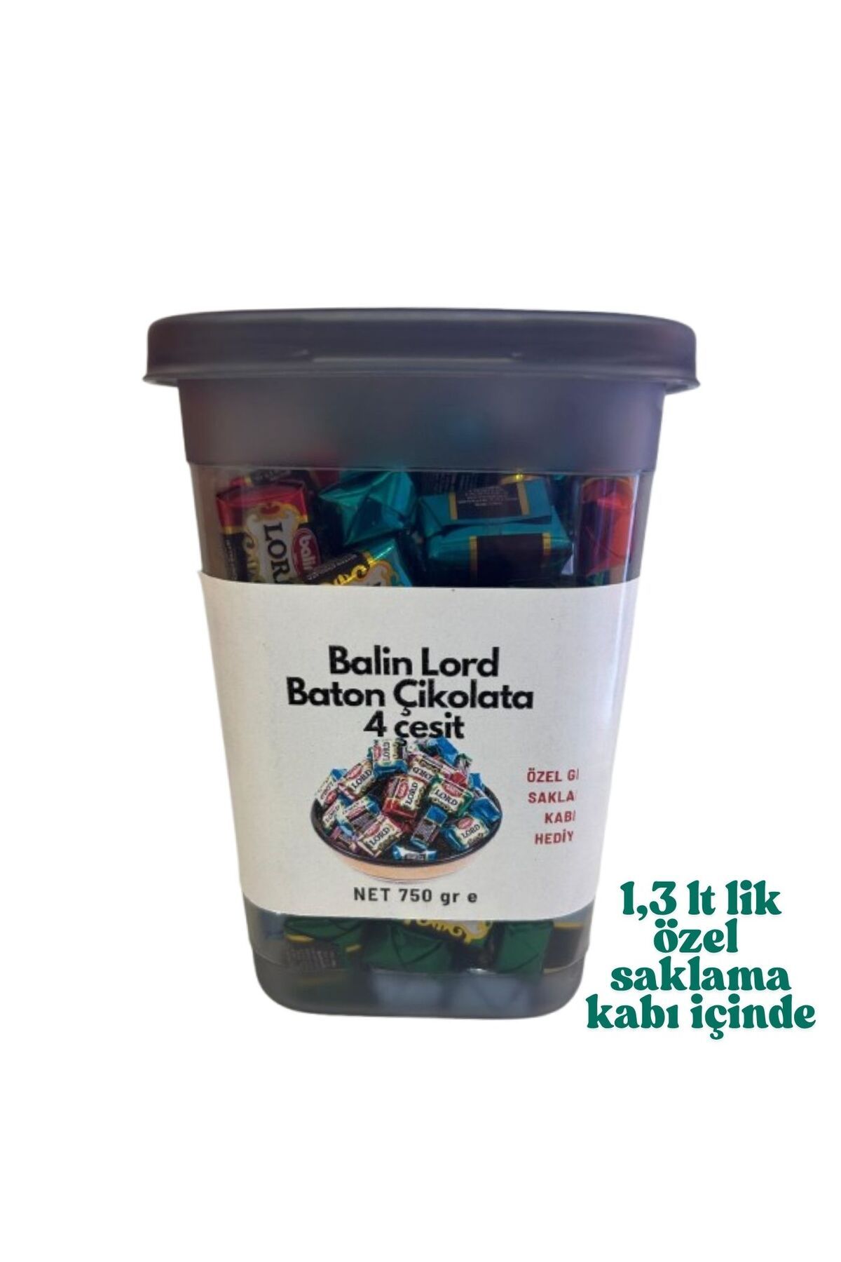egenatura BALİN LORD BATON ÇİKOLATA 750 GR(4 ÇEŞİT KARIŞIK)