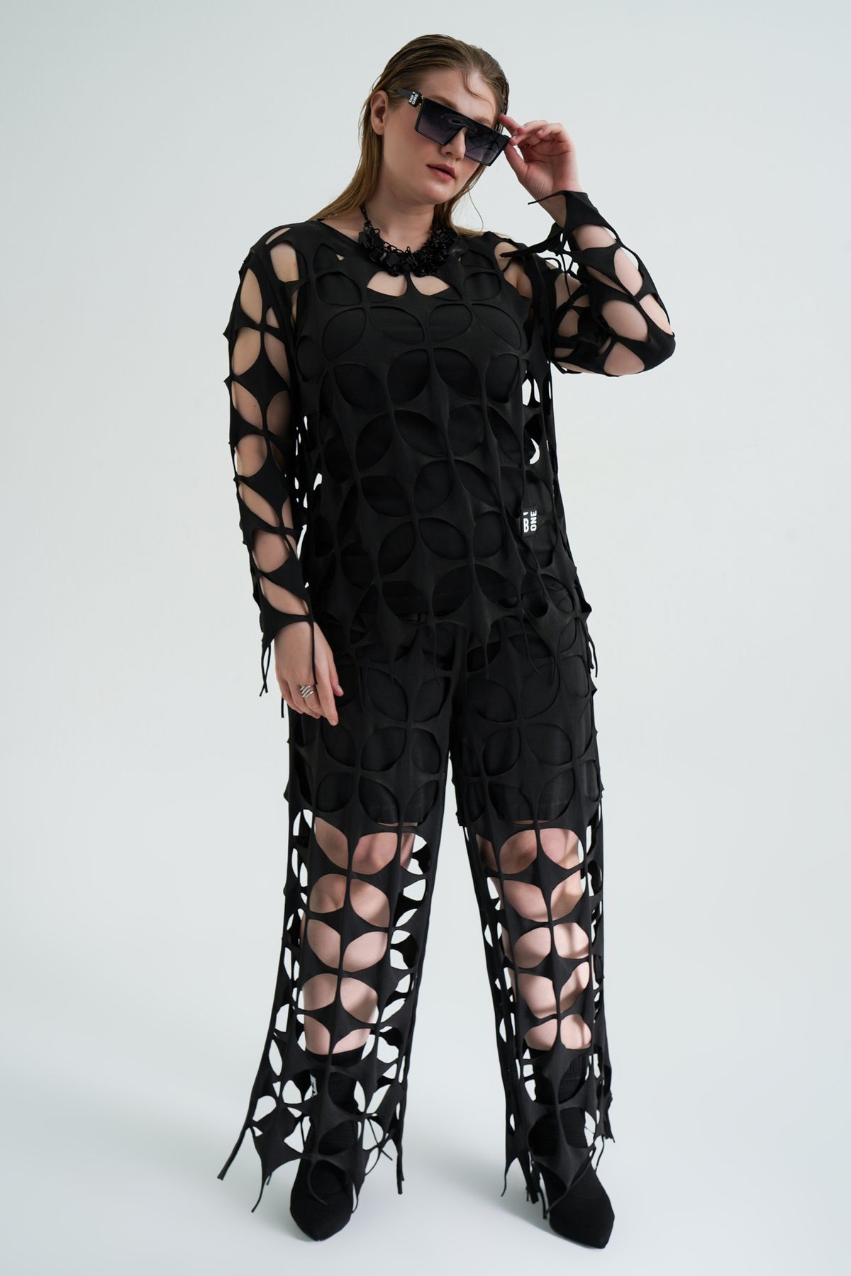 b-one fashion Lazer Kesim Kendinden Şort-Atletli İkili Takım