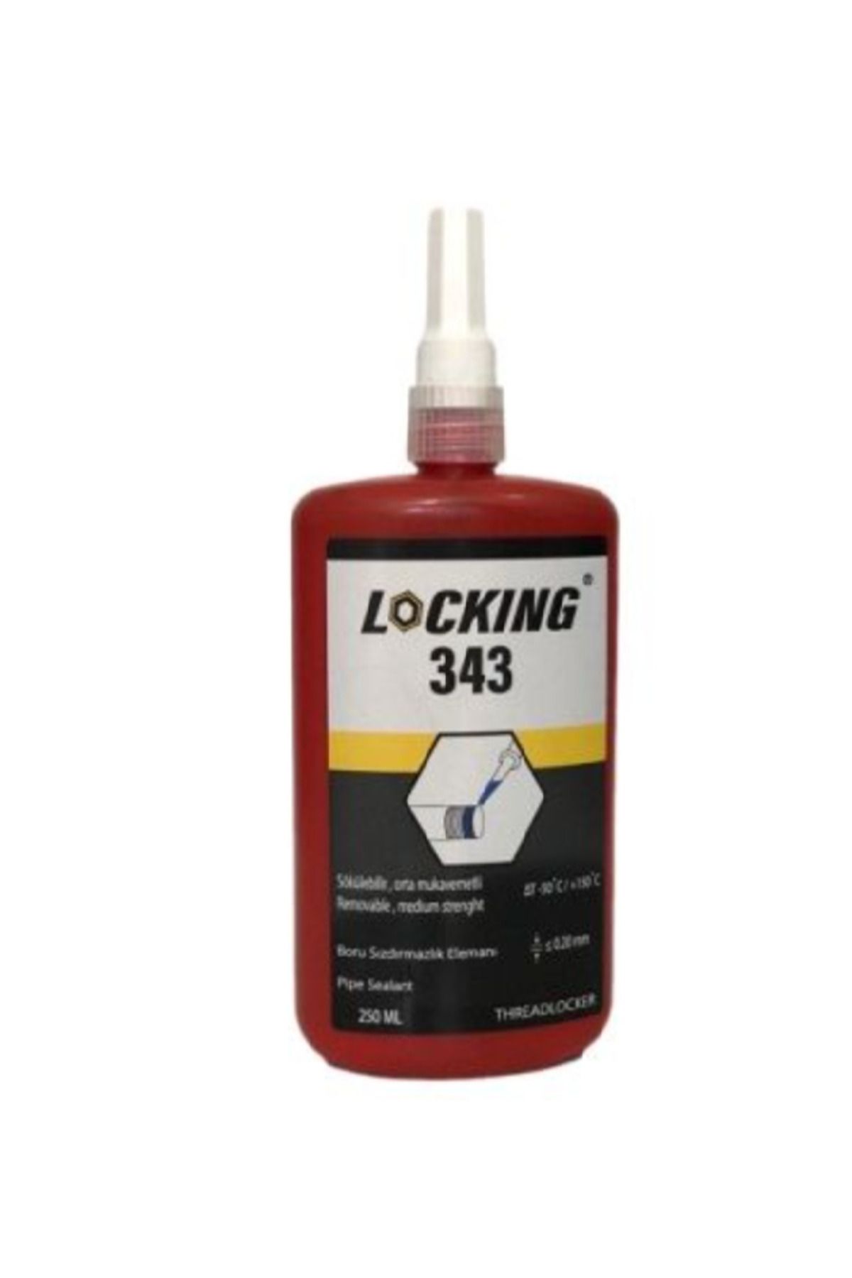YRS 343 ORTA-YÜKSEK CİVATA SABİTLEYİCİ 50 ML 10 ADET