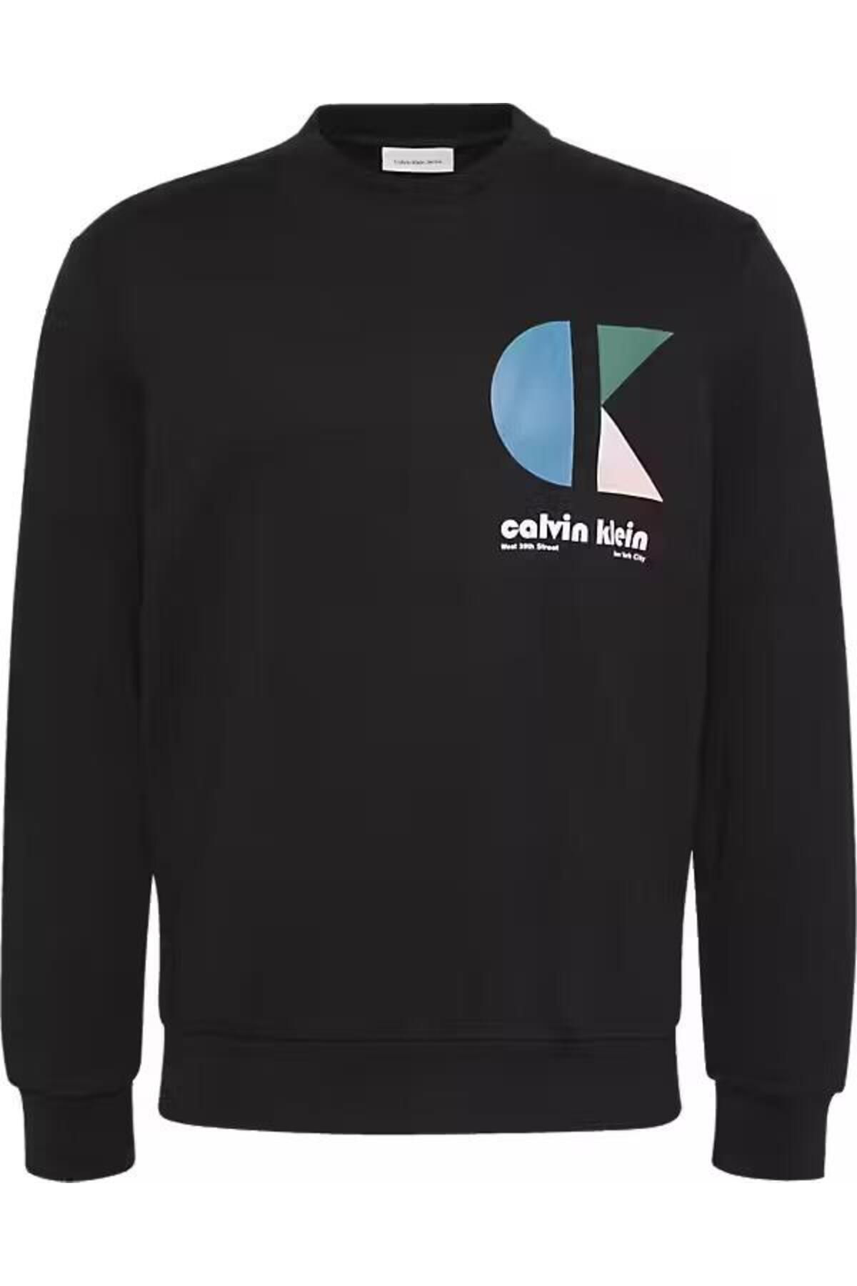 Calvin Klein LS EU 350TERRY CK BAUHAUS LOGO C