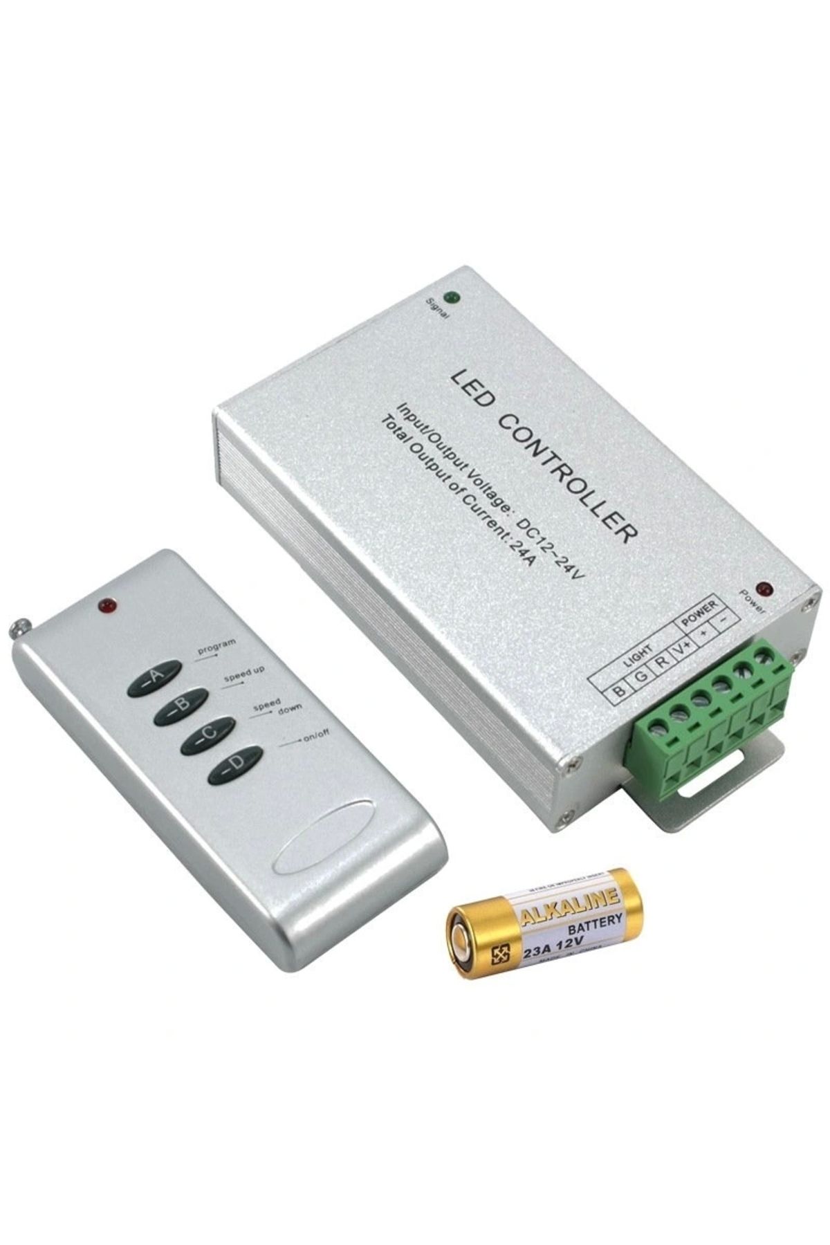 ALFA AKSESUAR 03 12v-24v 12 Amper Led Rgb Kontrol Devresi Kumandalı