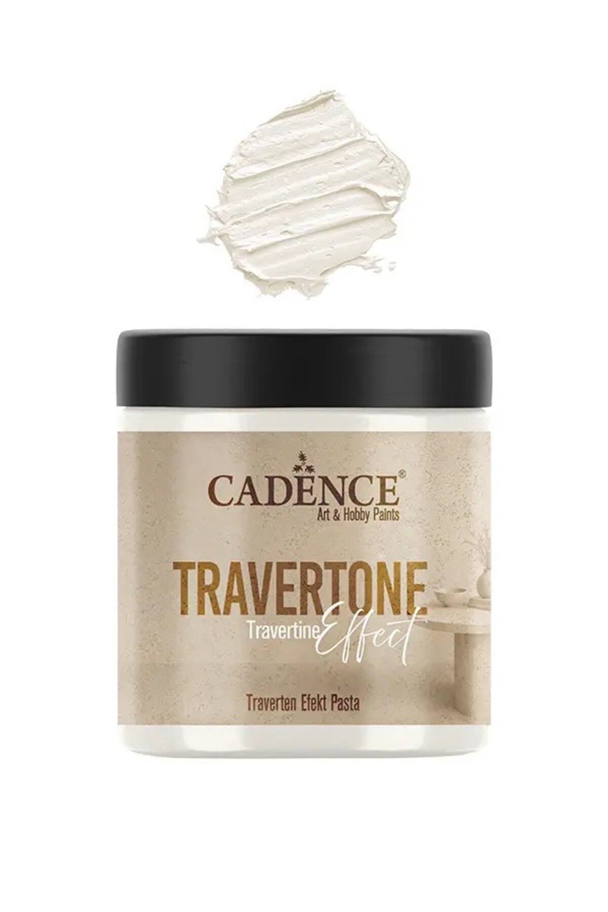 Cadence TRV02 Kemik Traverten Efekt Pasta 250ML - Cadence Traverten Rölyef Pasta
