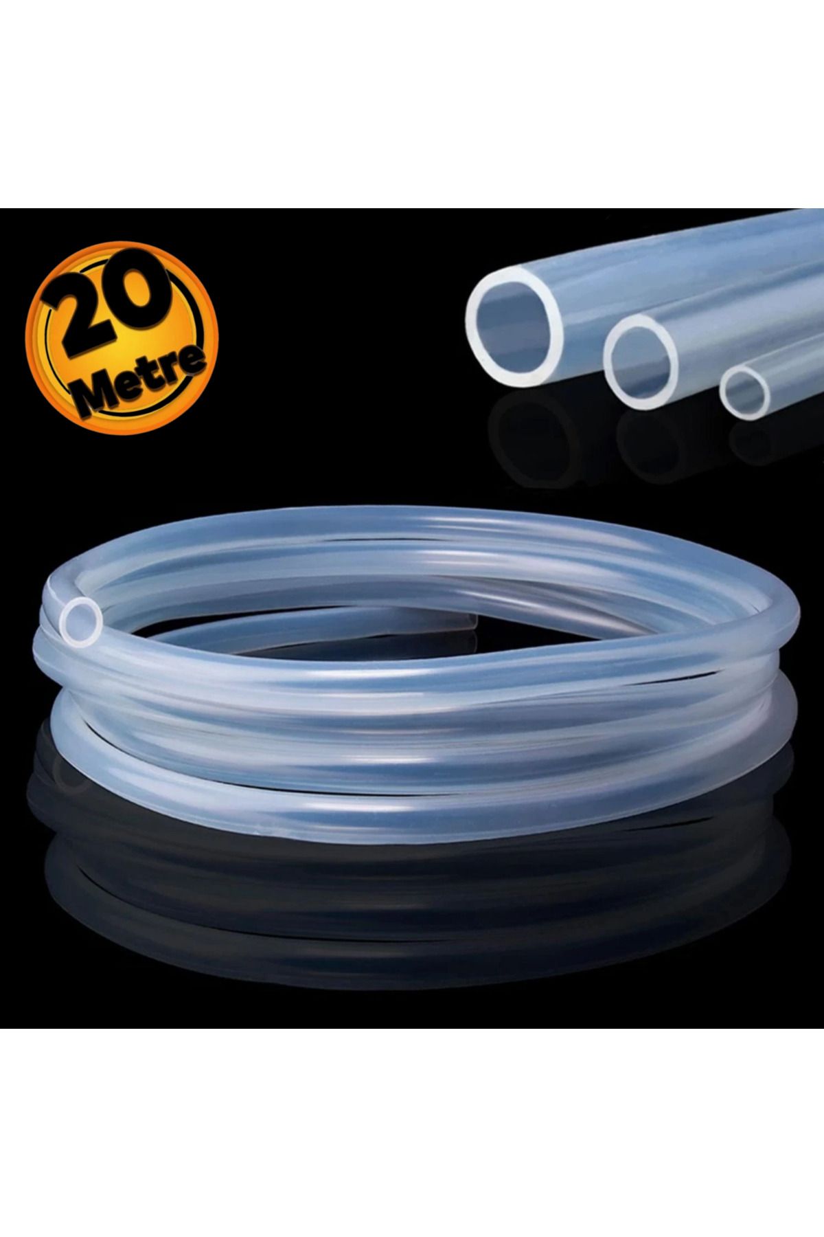 SEL Şeffaf Terazi Hortumu 8 mm 20 Metre