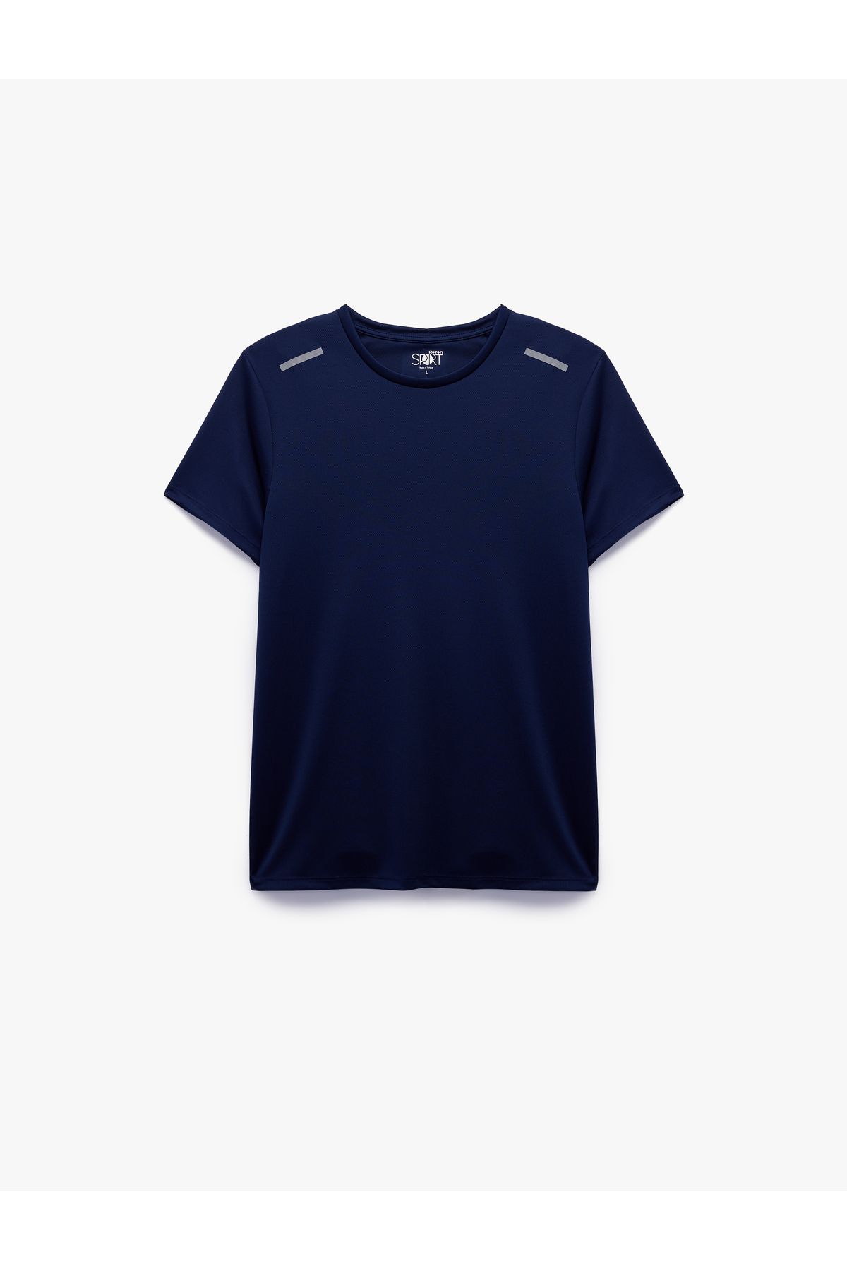 Koton Kısa Kollu Baskılı Regular Fit Bisiklet Yaka Spor Tişört
