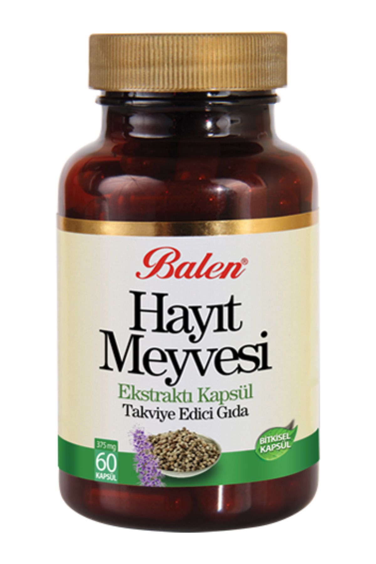 GÜLCE LOKMAN HEKİM AKTAR BALEN HAYIT MEYVESİ EKSTRAKTI KAPSÜL 375MG*60