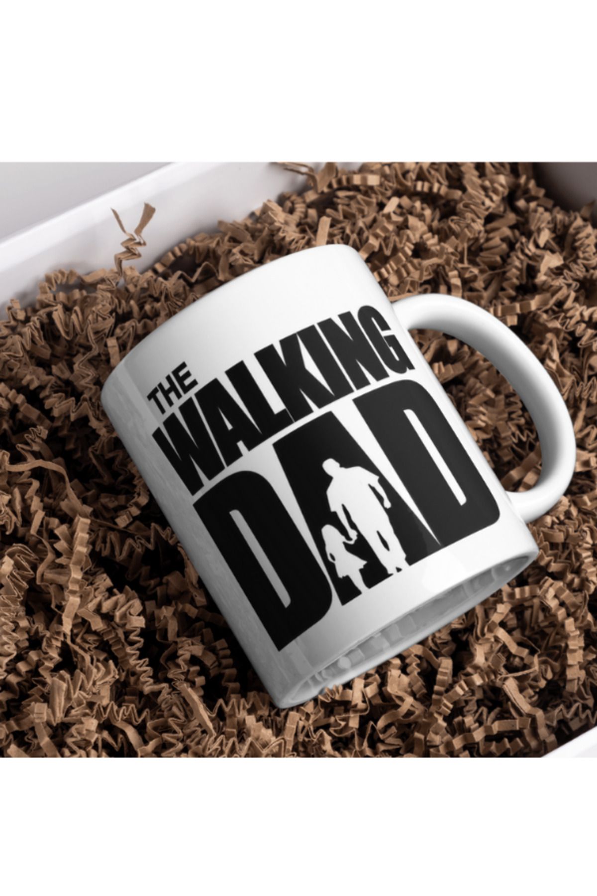 HEREVE BABALAR GÜNÜ HEDİYESİ THE WALKİNG DAD TEMALI KUPA BARDAK