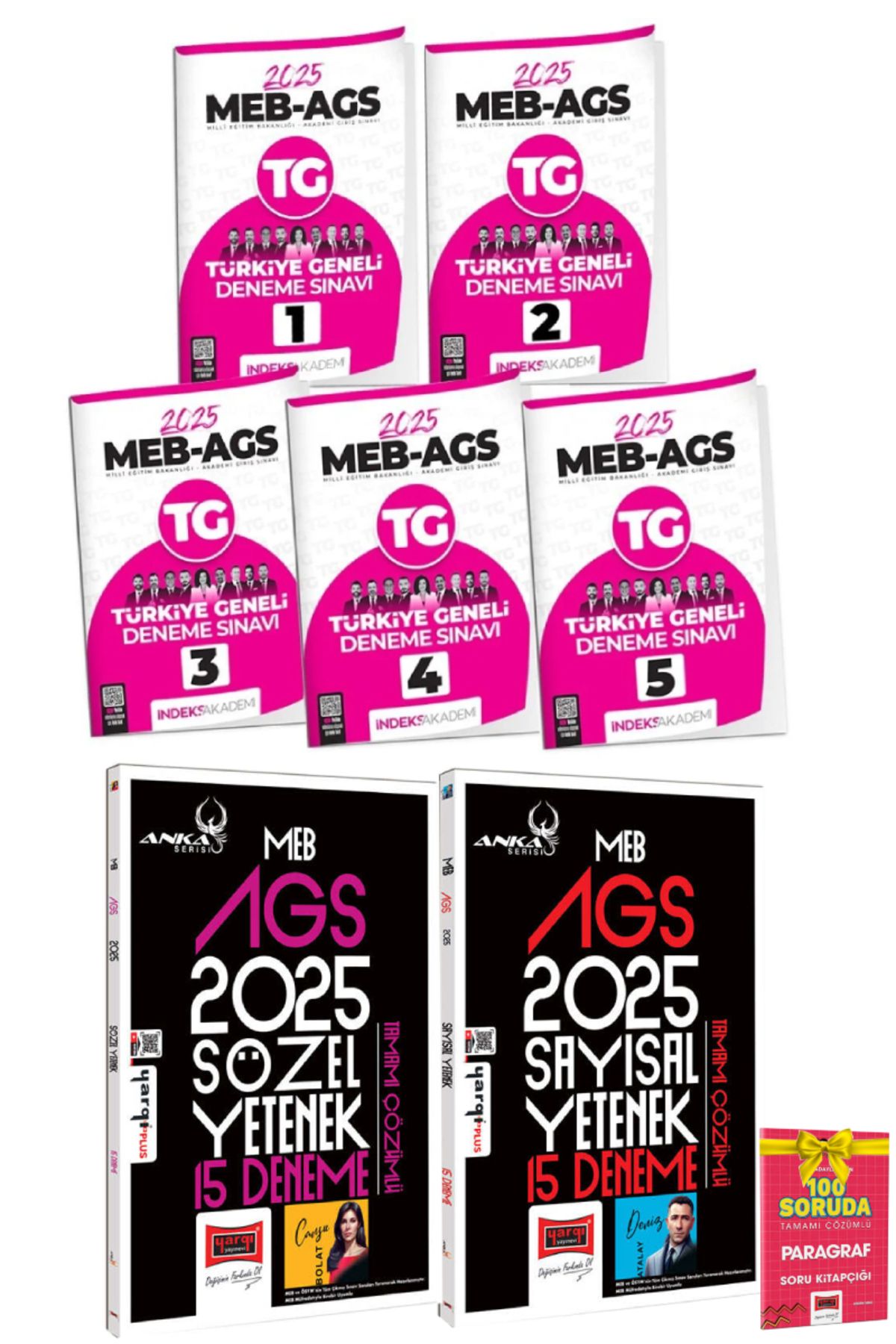 İndeks Akademi 2025 İndeks Akademi MEB AGS Türkiye Geneli Deneme Sınavı+Yargı MEB AGS Sayısal Sözel Denemeler