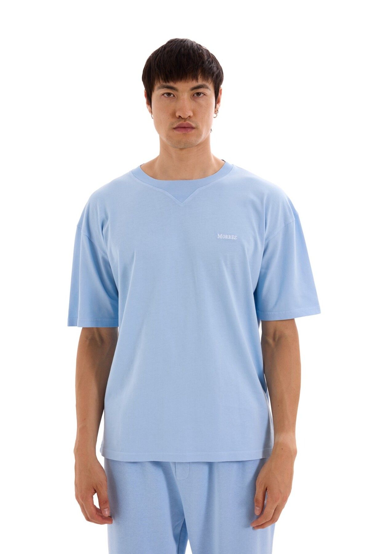MORREZ Mavi Essentials Oversize T-Shırt
