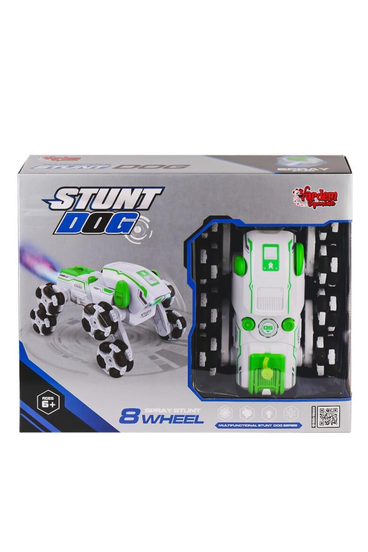 BLACK SPACE Nessiworld SYR-666-820 Kumandalı Buharlı 8 Teker Stunt Köpek Araba -Vardem Oyuncak