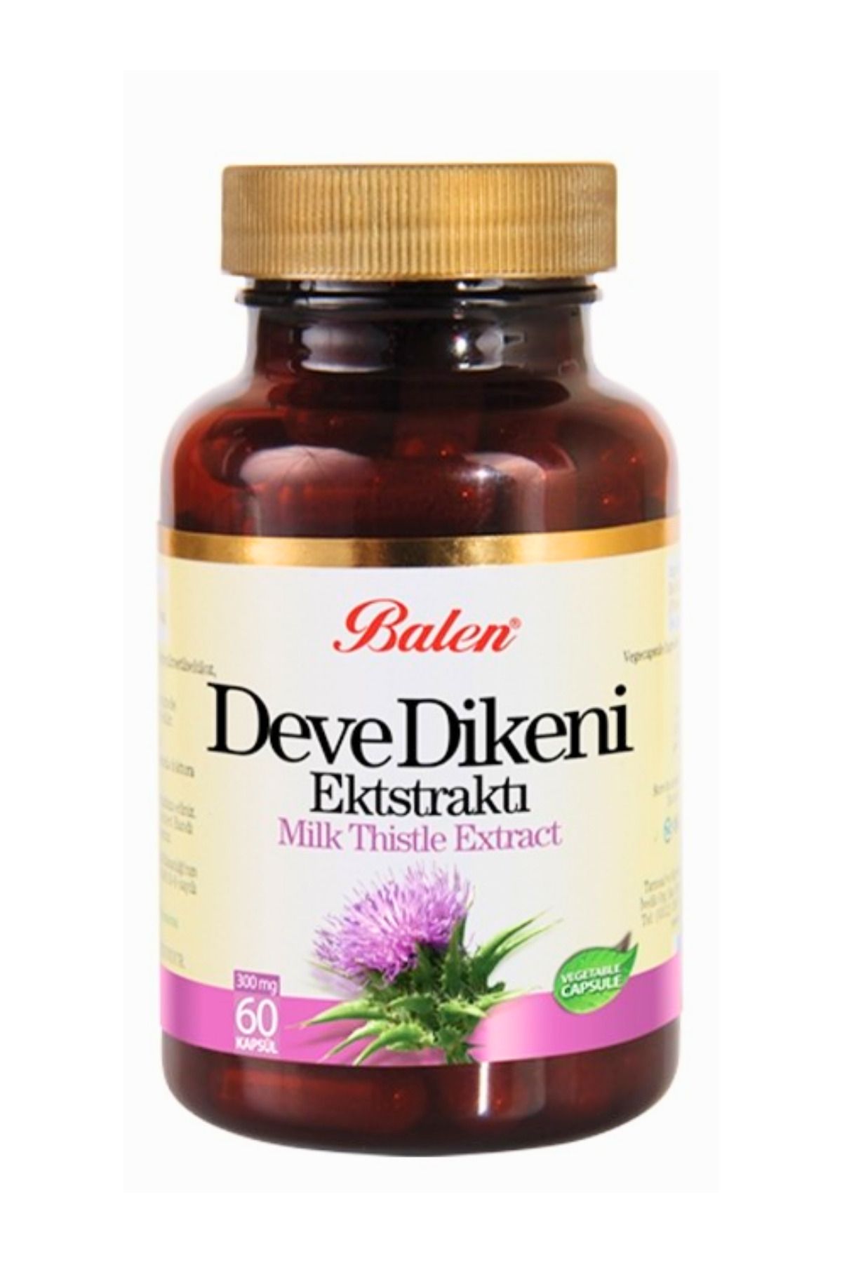 GÜLCE LOKMAN HEKİM AKTAR BALEN DEVE DİKENİ EKSTRAKTI KAPSÜL 375MG*60