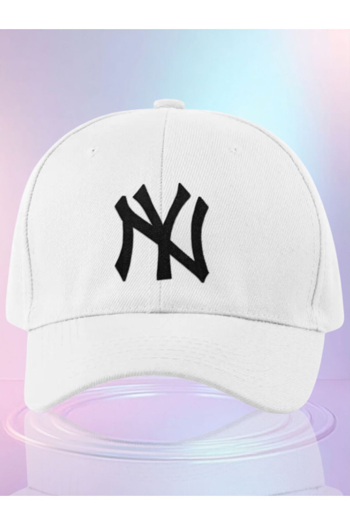 Ems Ny New York Unisex Nakışlı Arkadan Cırtlı Şapka