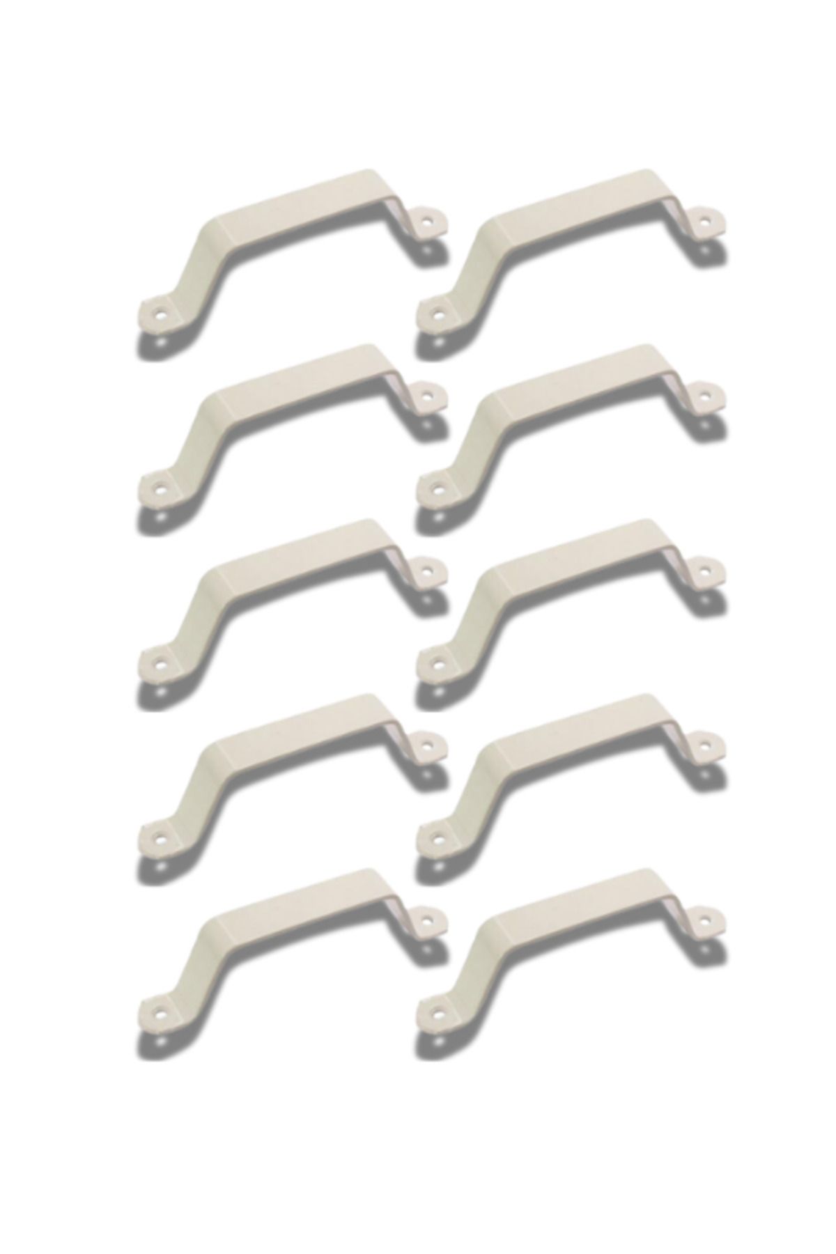 Beşel Demir Doğrama Kulp Küçük 115x14 Mm Beyaz - 10 Adet