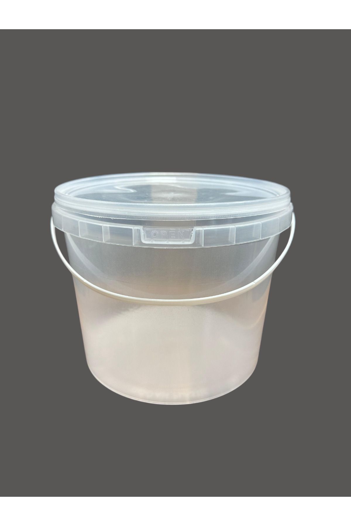 EKBAĞ EKBAĞ EK-BAĞ Plastik Yoğurt Kovası 5 lt (5 ADET) (ŞEFFAF)